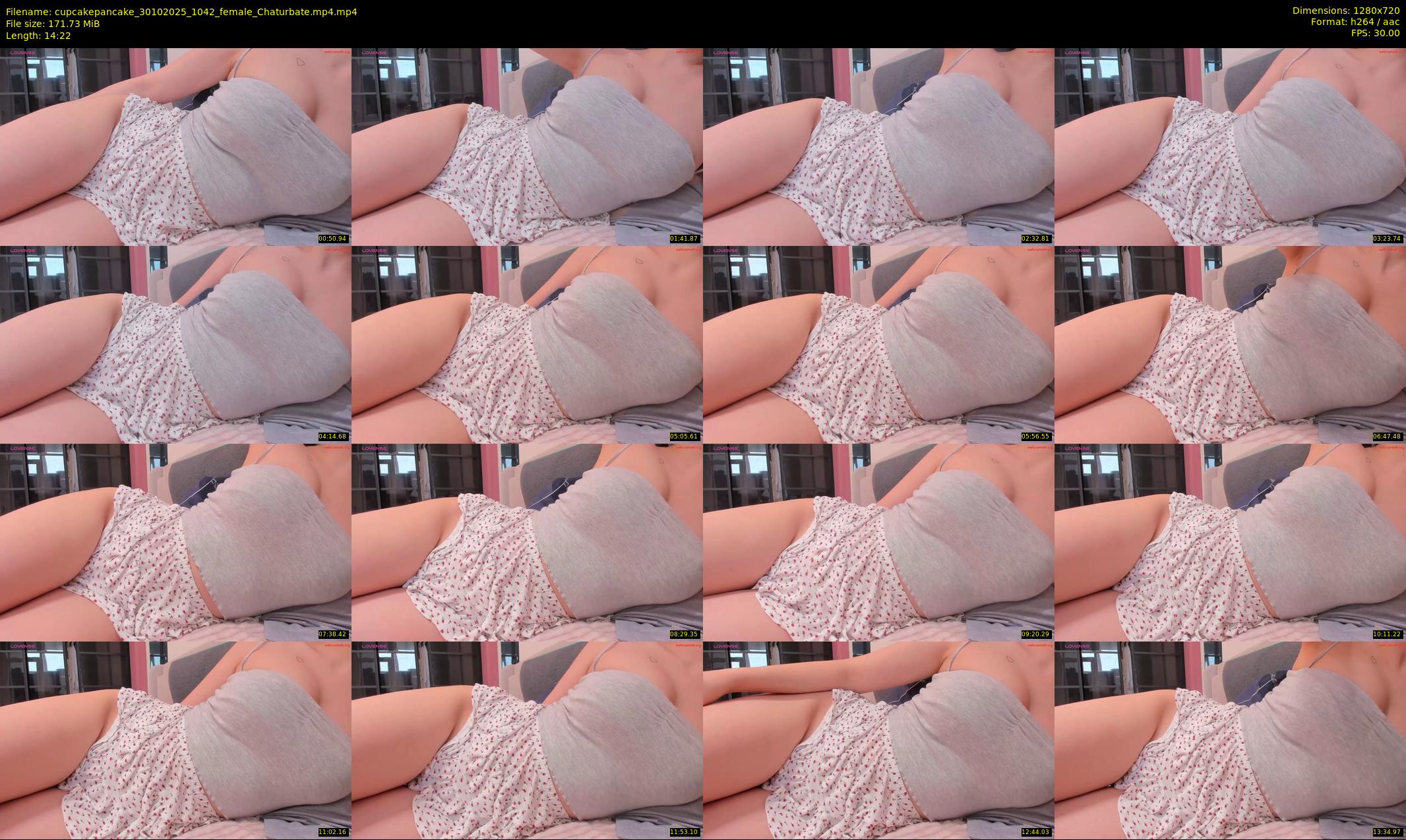 cupcakepancake — 15 minute Chaturbate female cam show recording, 720p, Oct 30, 2025