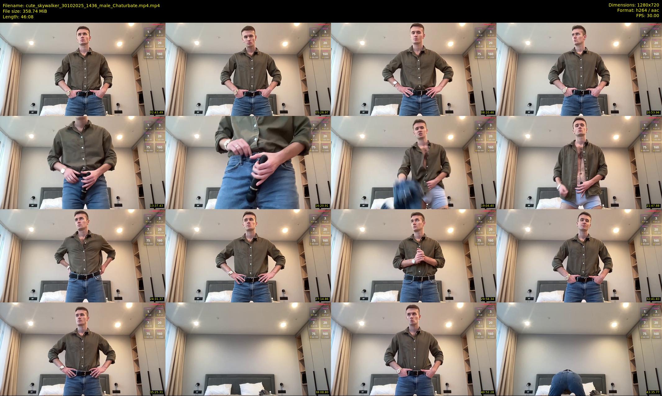 cute_skywalker — 47 minute Chaturbate male cam show recording, 720p, Oct 30, 2025