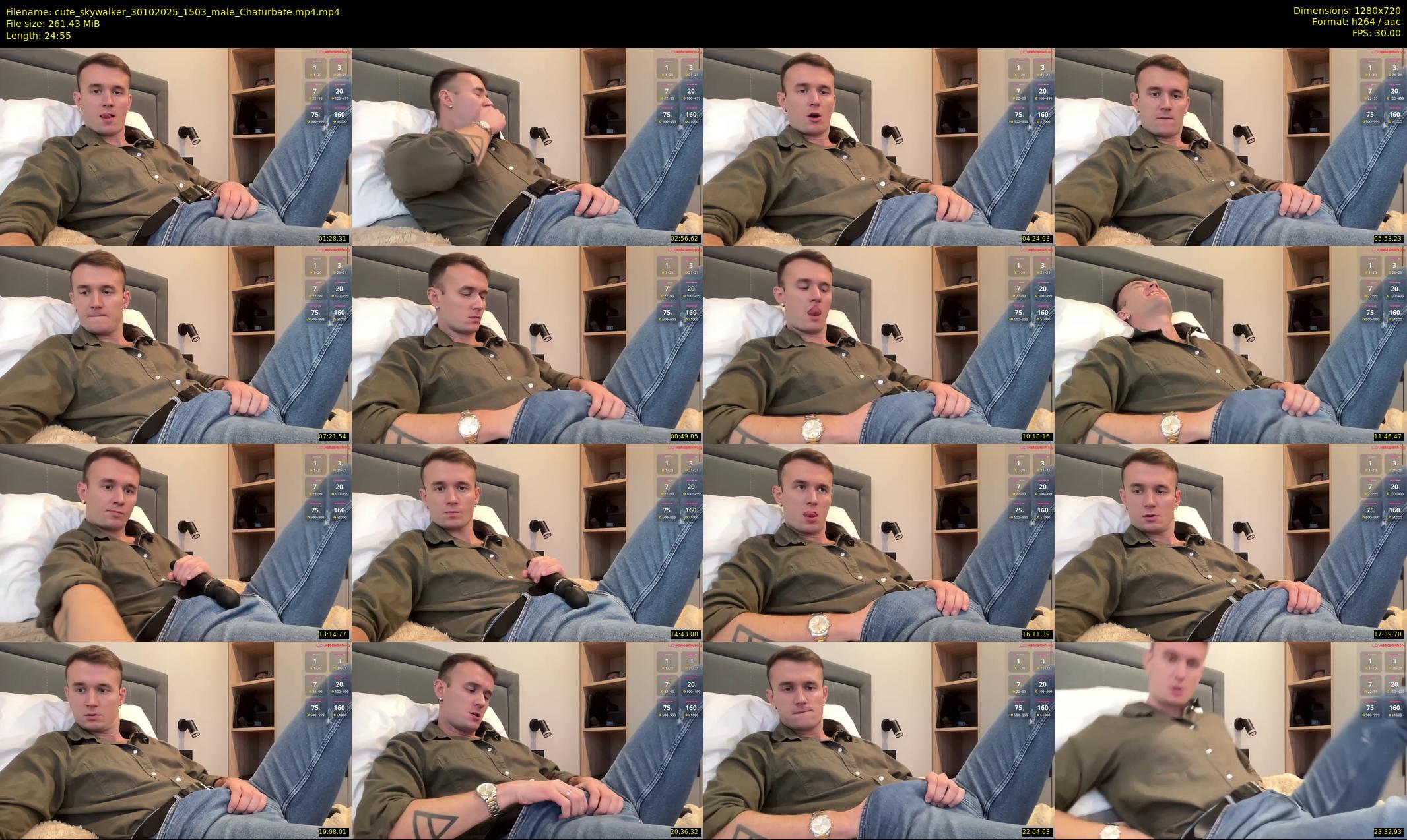 cute_skywalker — 25 minute Chaturbate male cam show recording, 720p, Oct 30, 2025