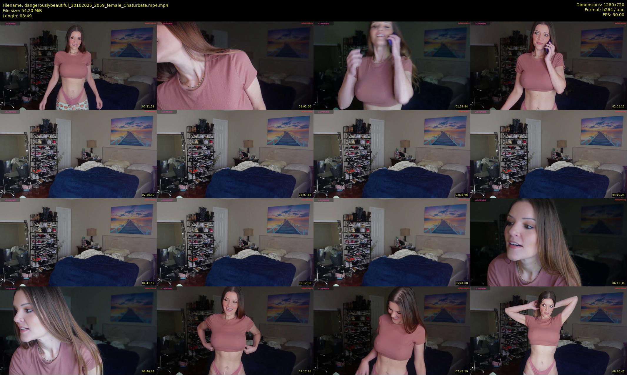 dangerouslybeautiful — 9 minute Chaturbate female cam show recording, 720p, Oct 30, 2025