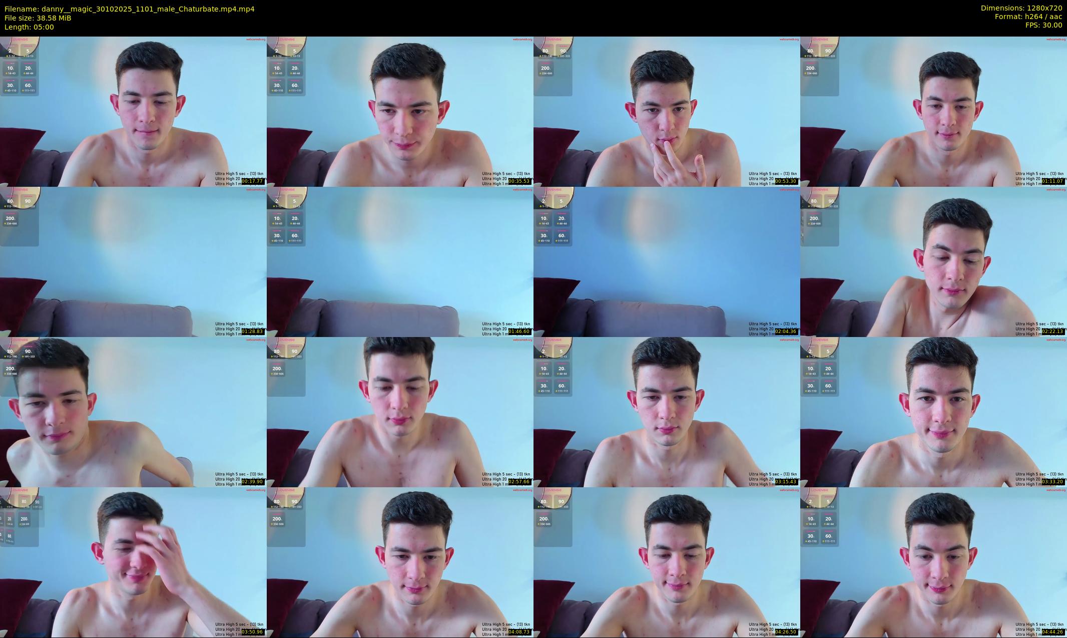 danny__magic — 5 minute Chaturbate male cam show recording, 720p, Oct 30, 2025