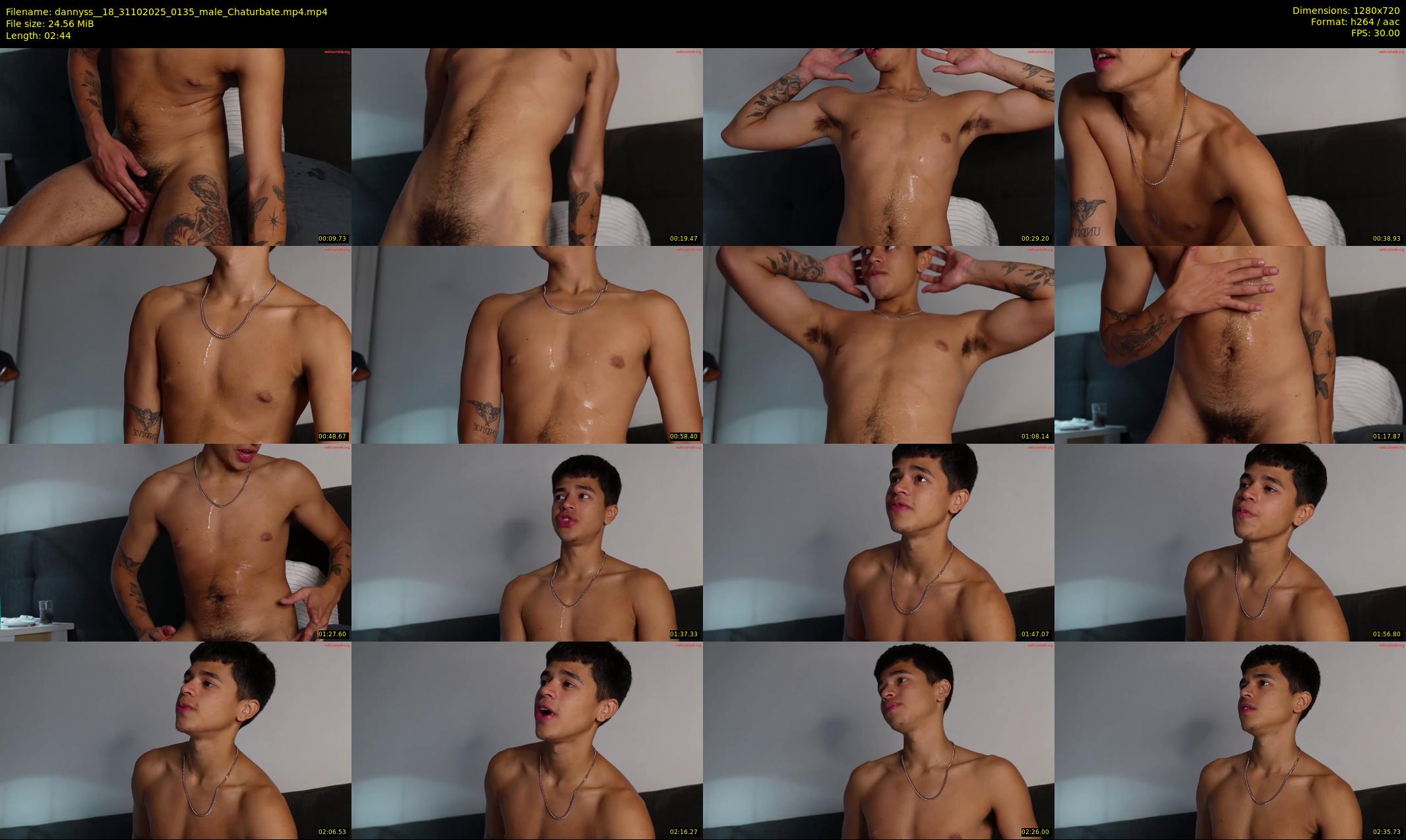 dannyss__18 — 3 minute Chaturbate male cam show recording, 720p, Oct 31, 2025