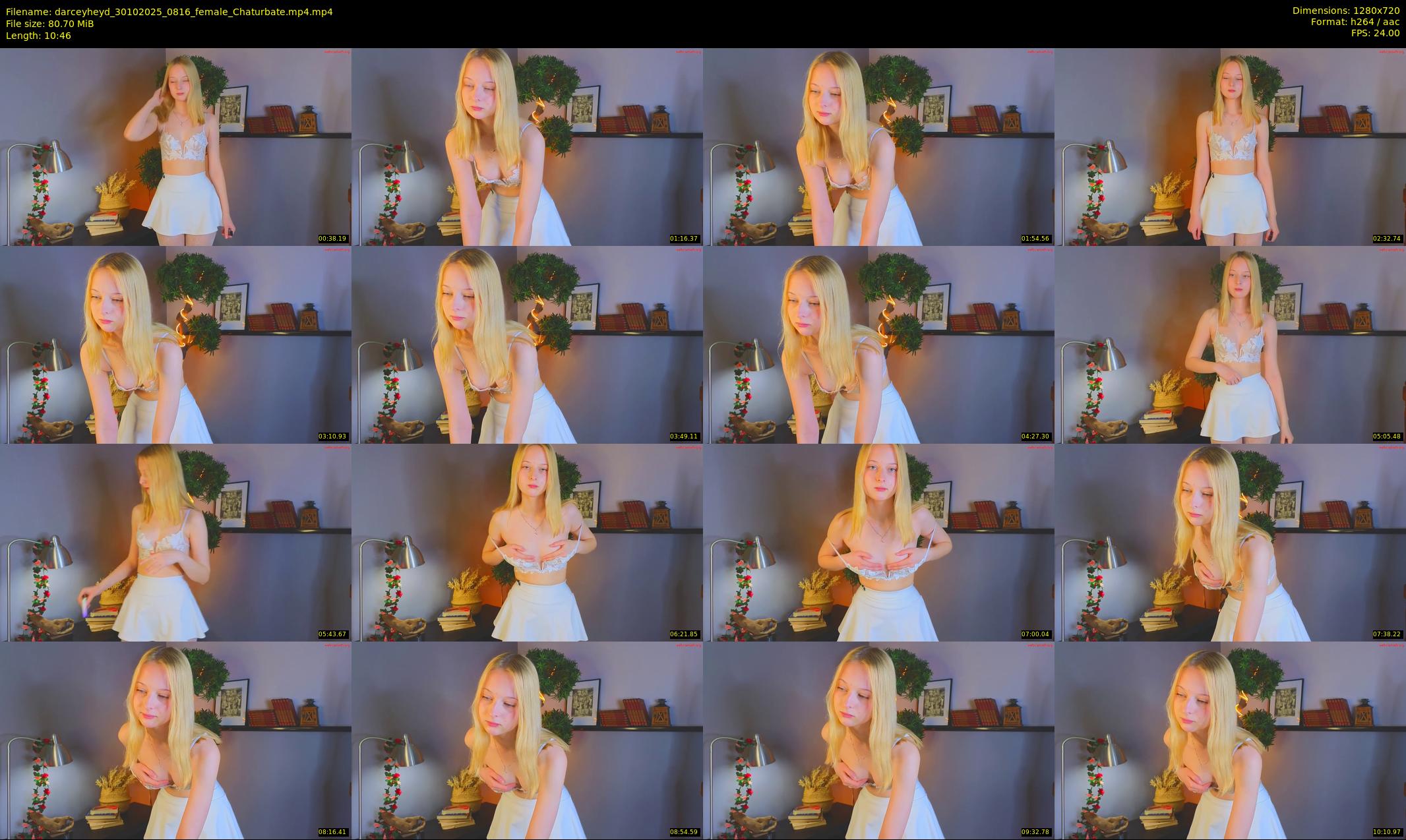 darceyheyd — 11 minute Chaturbate female cam show recording, 720p, Oct 30, 2025