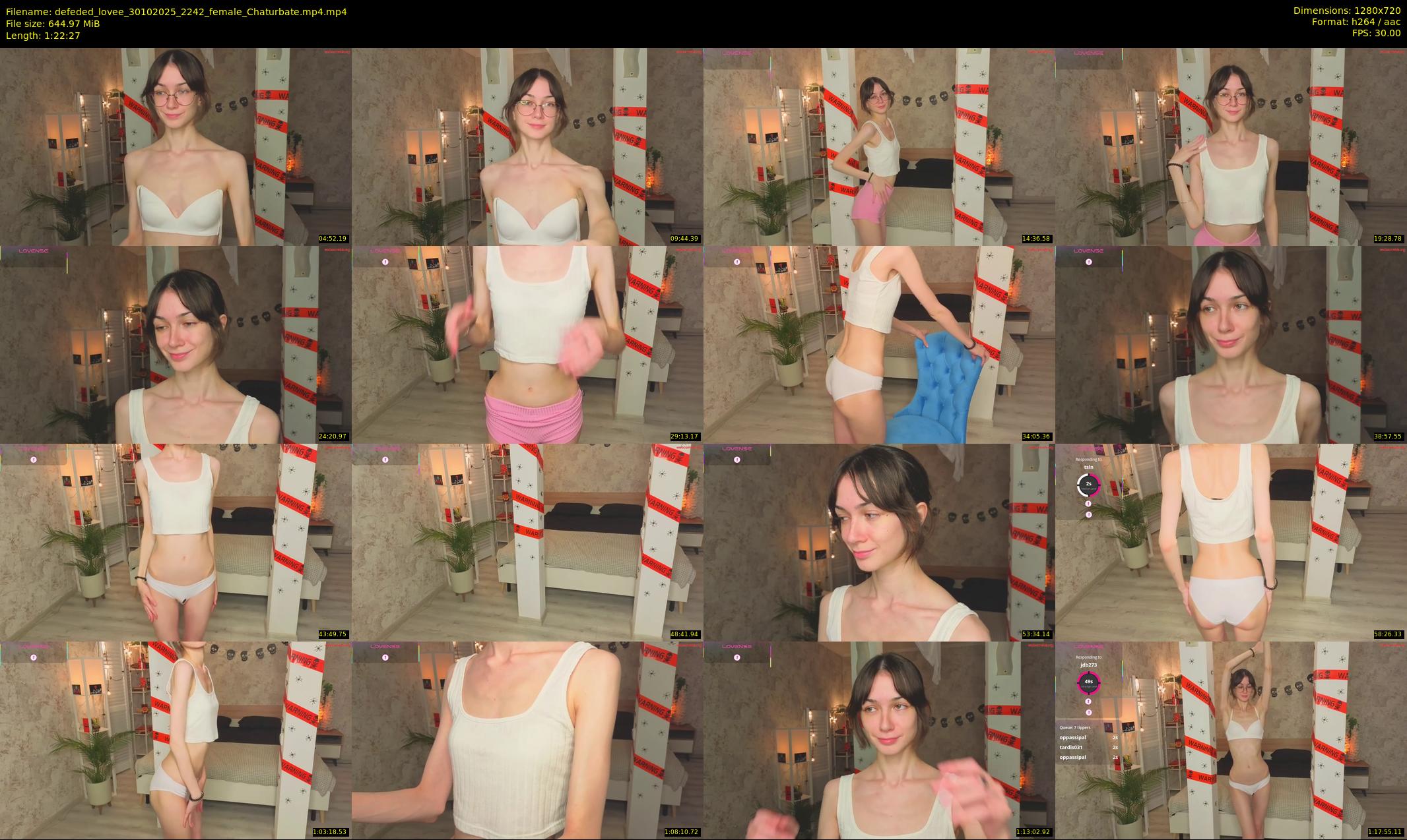 defeded_lovee — 83 minute Chaturbate female cam show recording, 720p, Oct 30, 2025