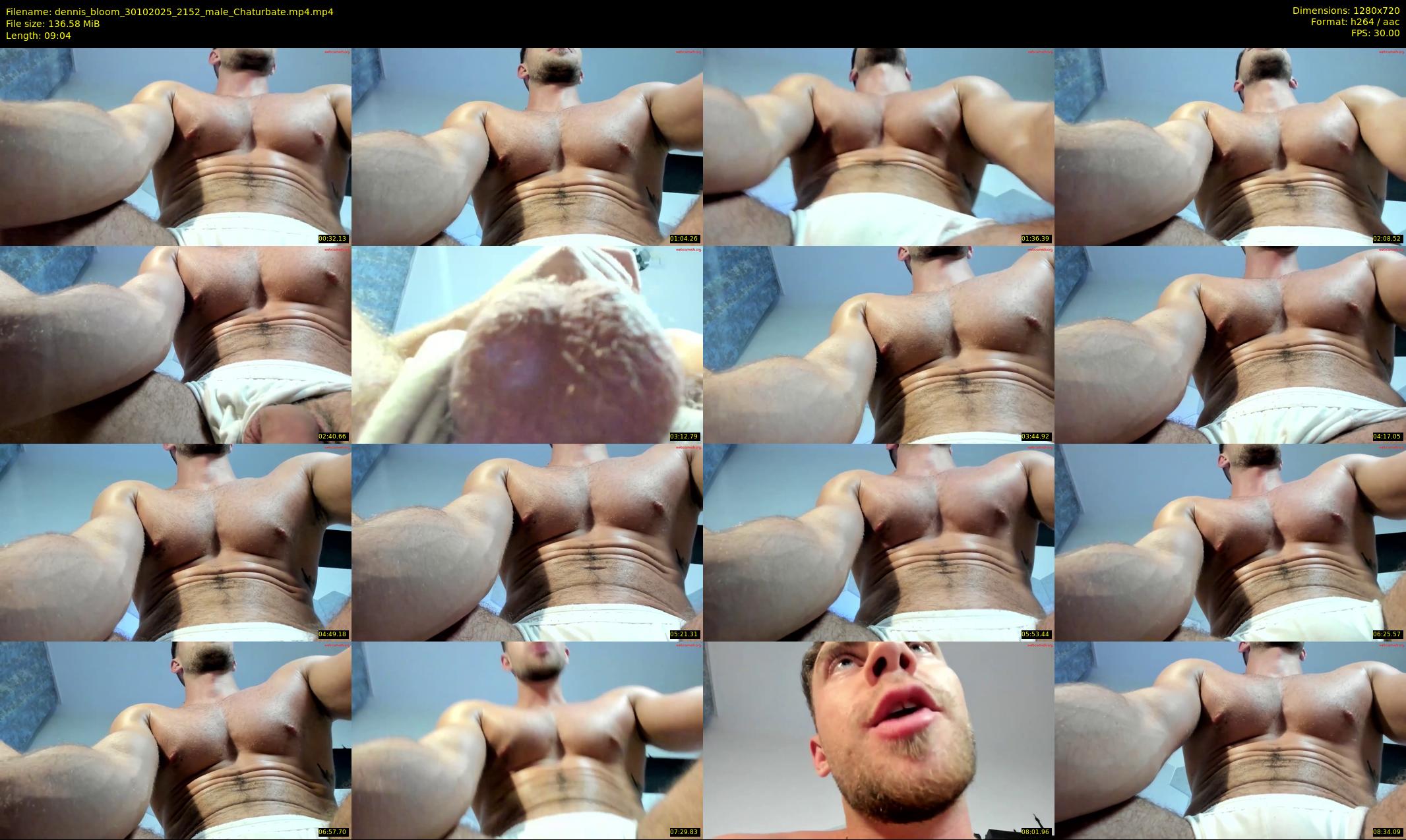 dennis_bloom — 10 minute Chaturbate male cam show recording, 720p, Oct 30, 2025