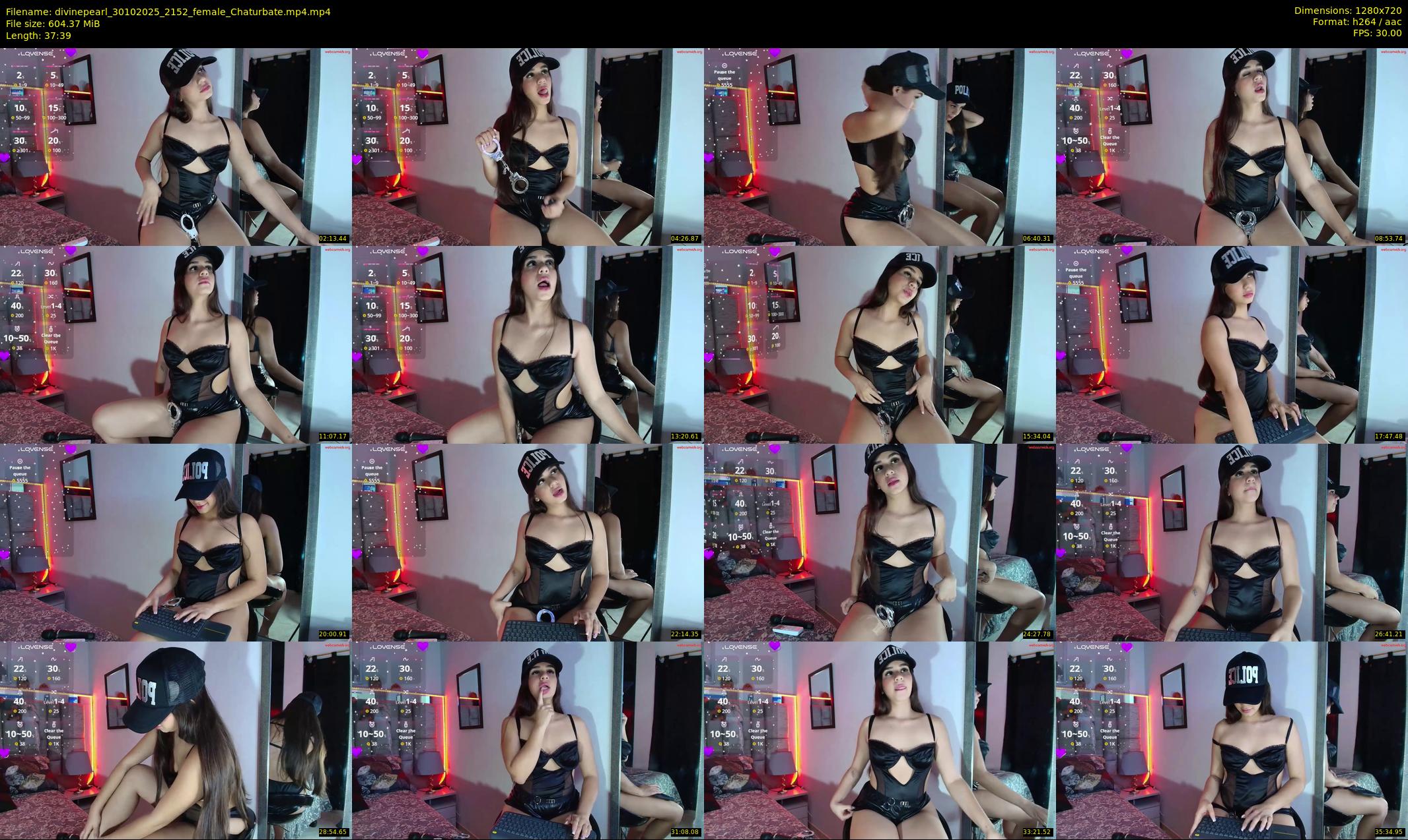 divinepearl — 38 minute Chaturbate female cam show recording, 720p, Oct 30, 2025