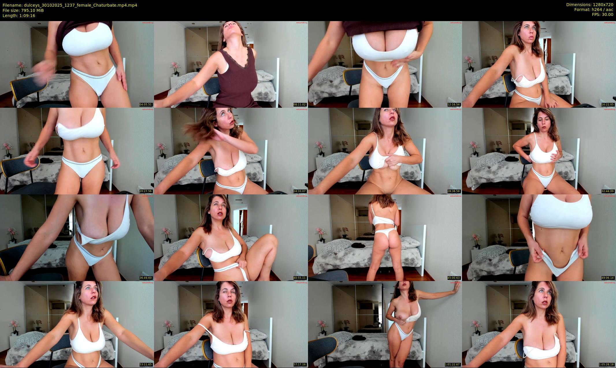 dulceys — 70 minute Chaturbate female cam show recording, 720p, Oct 30, 2025