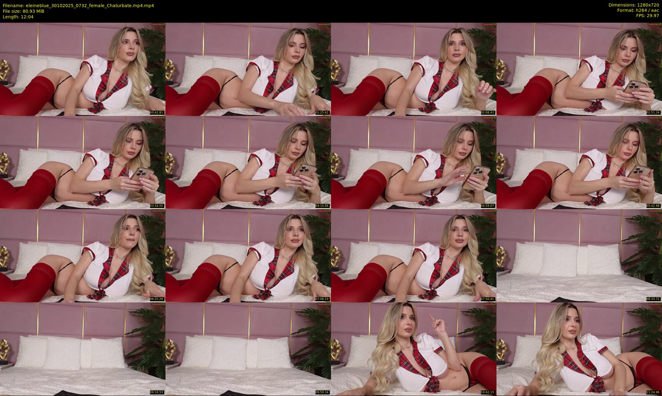 eleineblue — 13 minute Chaturbate female cam show recording, 720p, Oct 30, 2025