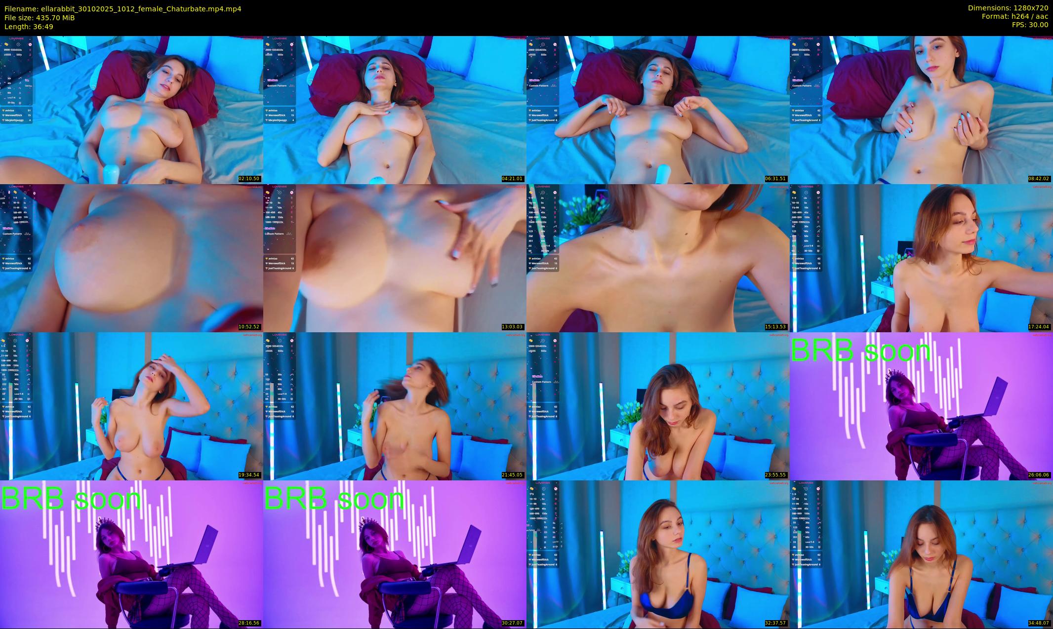 ellarabbit — 37 minute Chaturbate female cam show recording, 720p, Oct 30, 2025