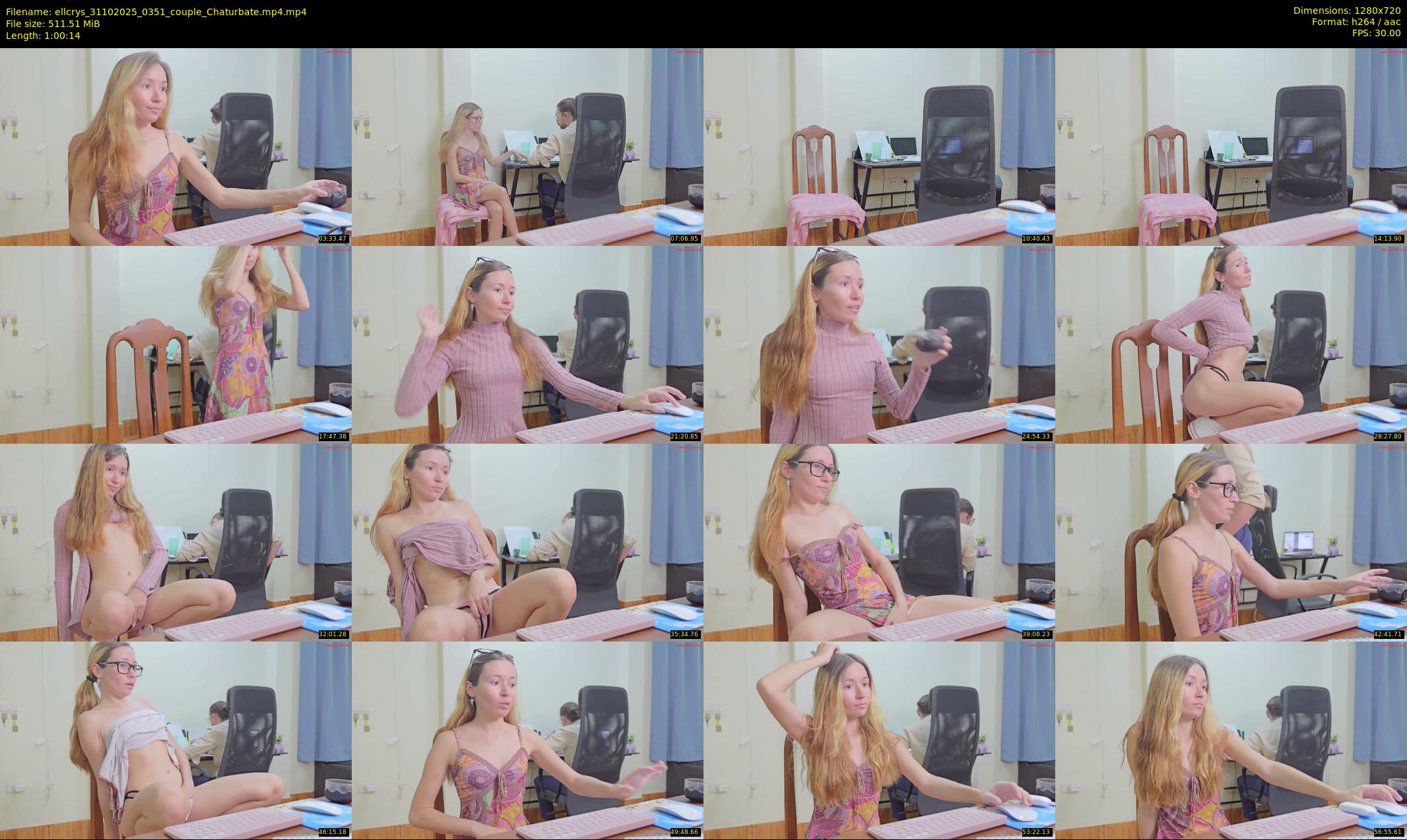 ellcrys — 61 minute Chaturbate couple cam show recording, 720p, Oct 31, 2025