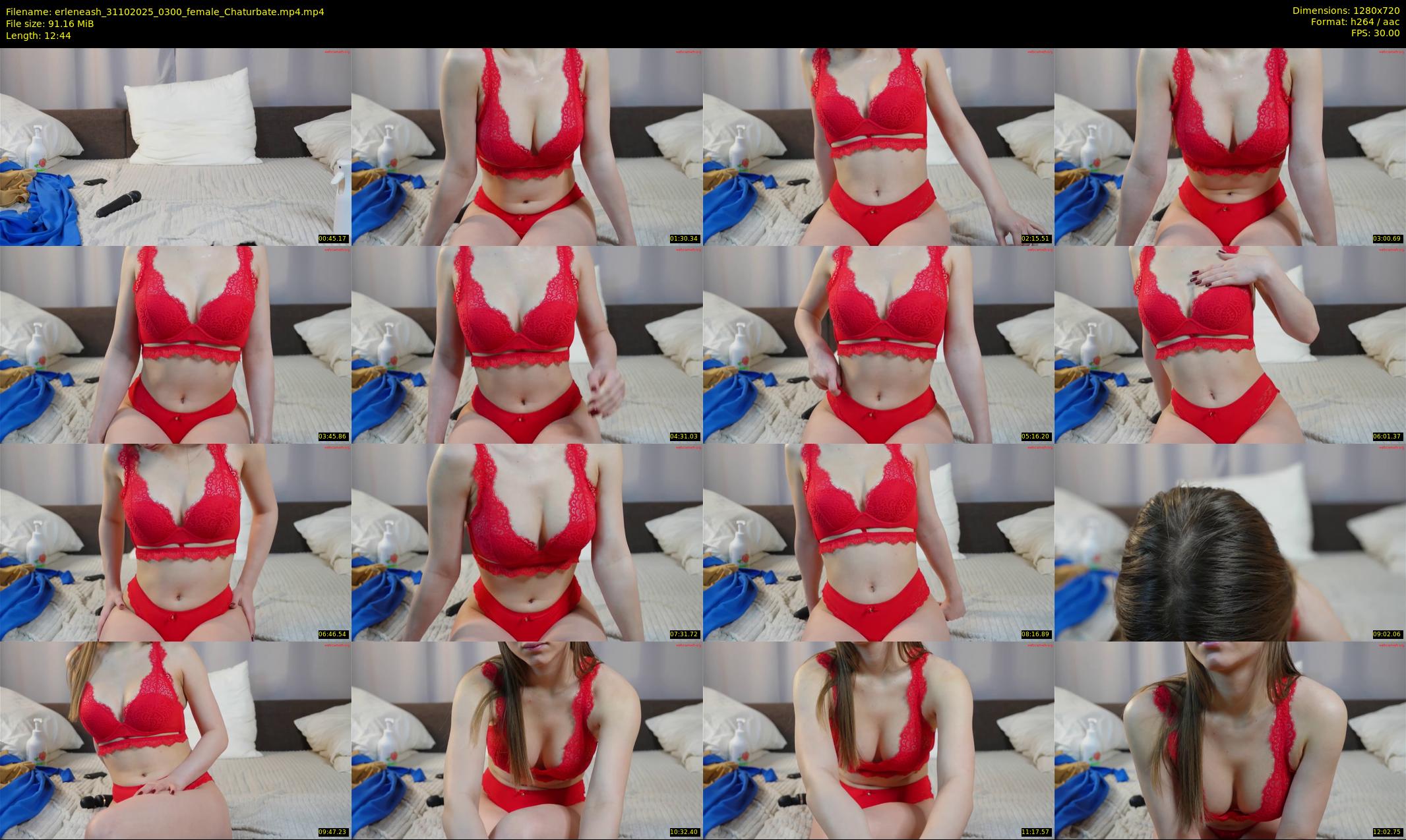 erleneash — 13 minute Chaturbate female cam show recording, 720p, Oct 31, 2025
