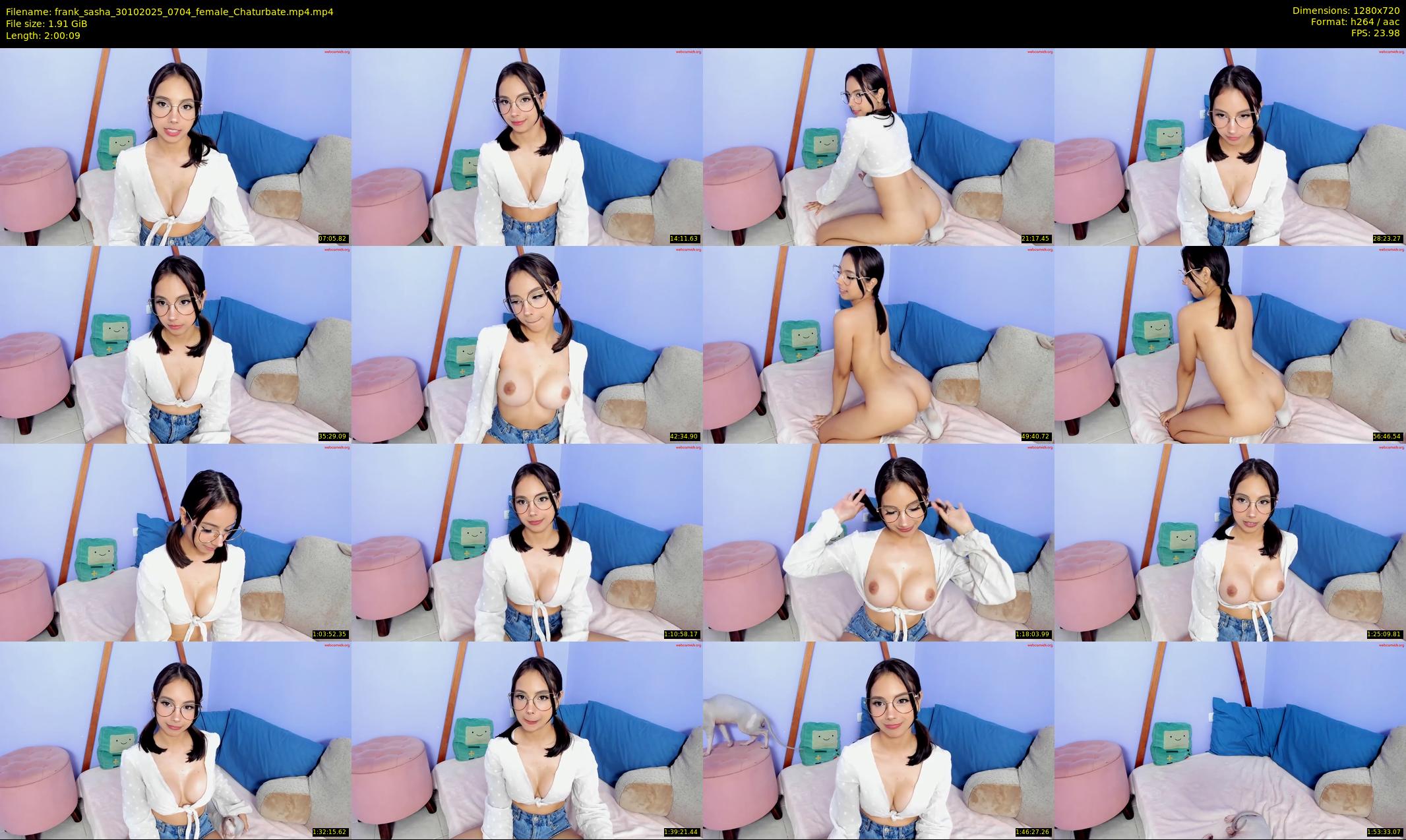 frank_sasha — 121 minute Chaturbate couple cam show recording, 720p, Oct 30, 2025