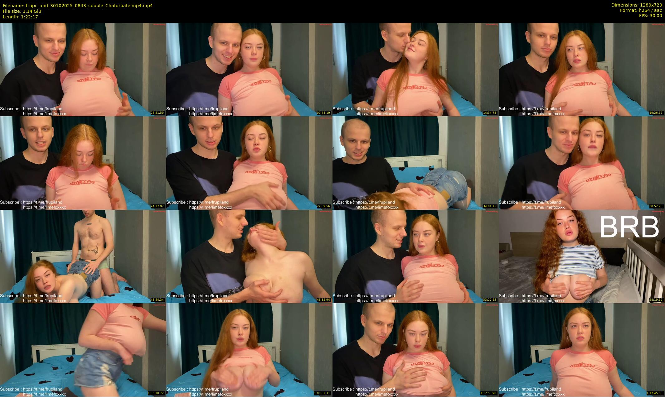 frupi_land — 83 minute Chaturbate couple cam show recording, 720p, Oct 30, 2025