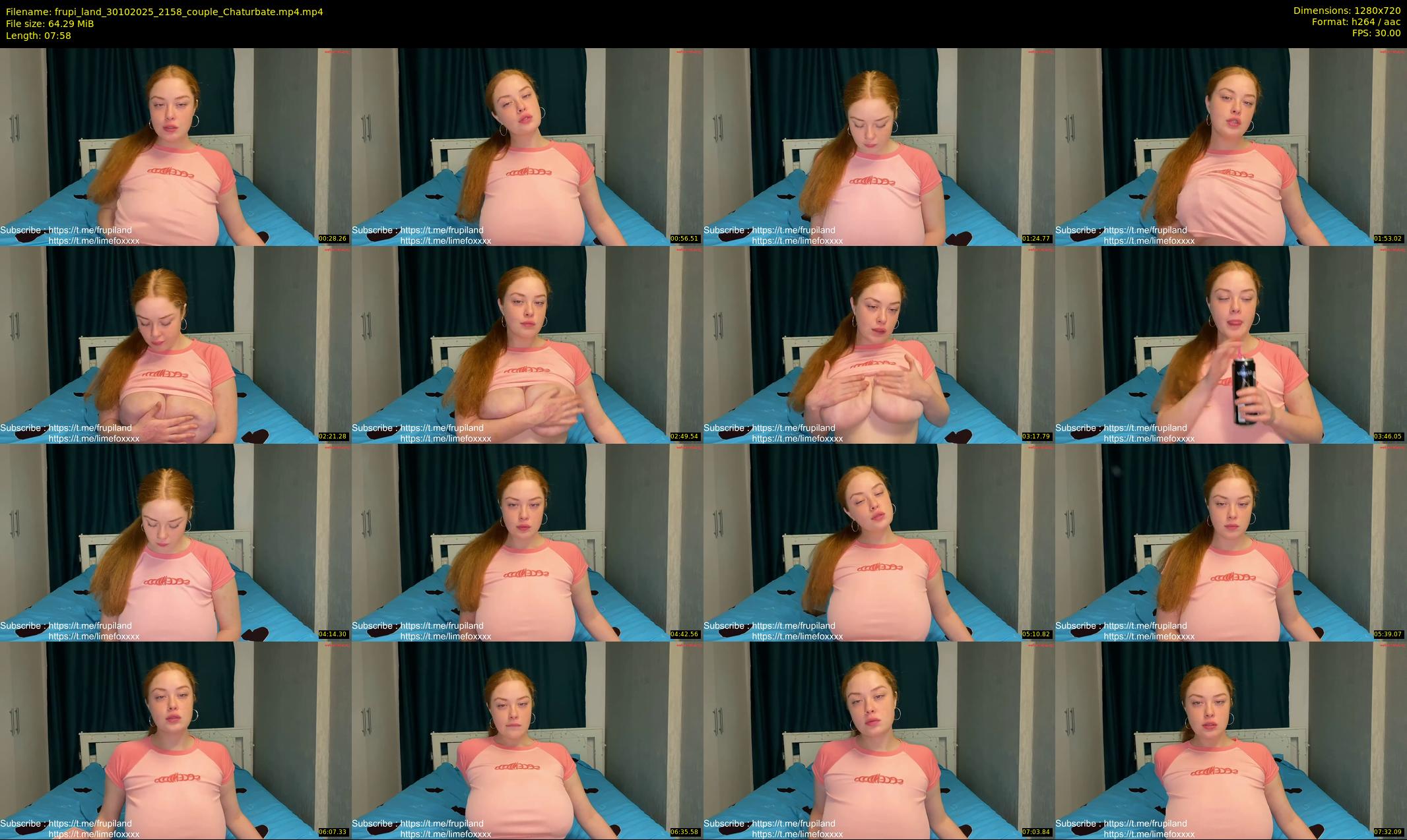 frupi_land — 8 minute Chaturbate couple cam show recording, 720p, Oct 30, 2025