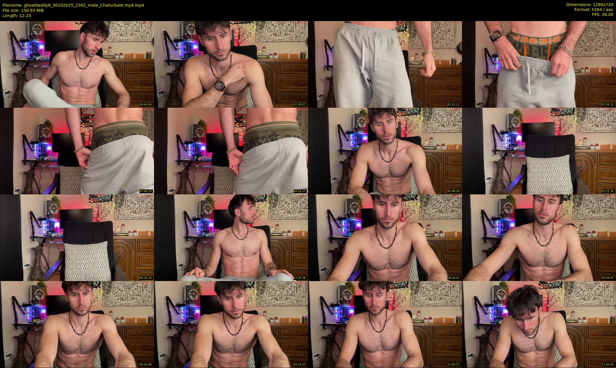 ghostdaddy9 — 13 minute Chaturbate male cam show recording, 720p, Oct 30, 2025