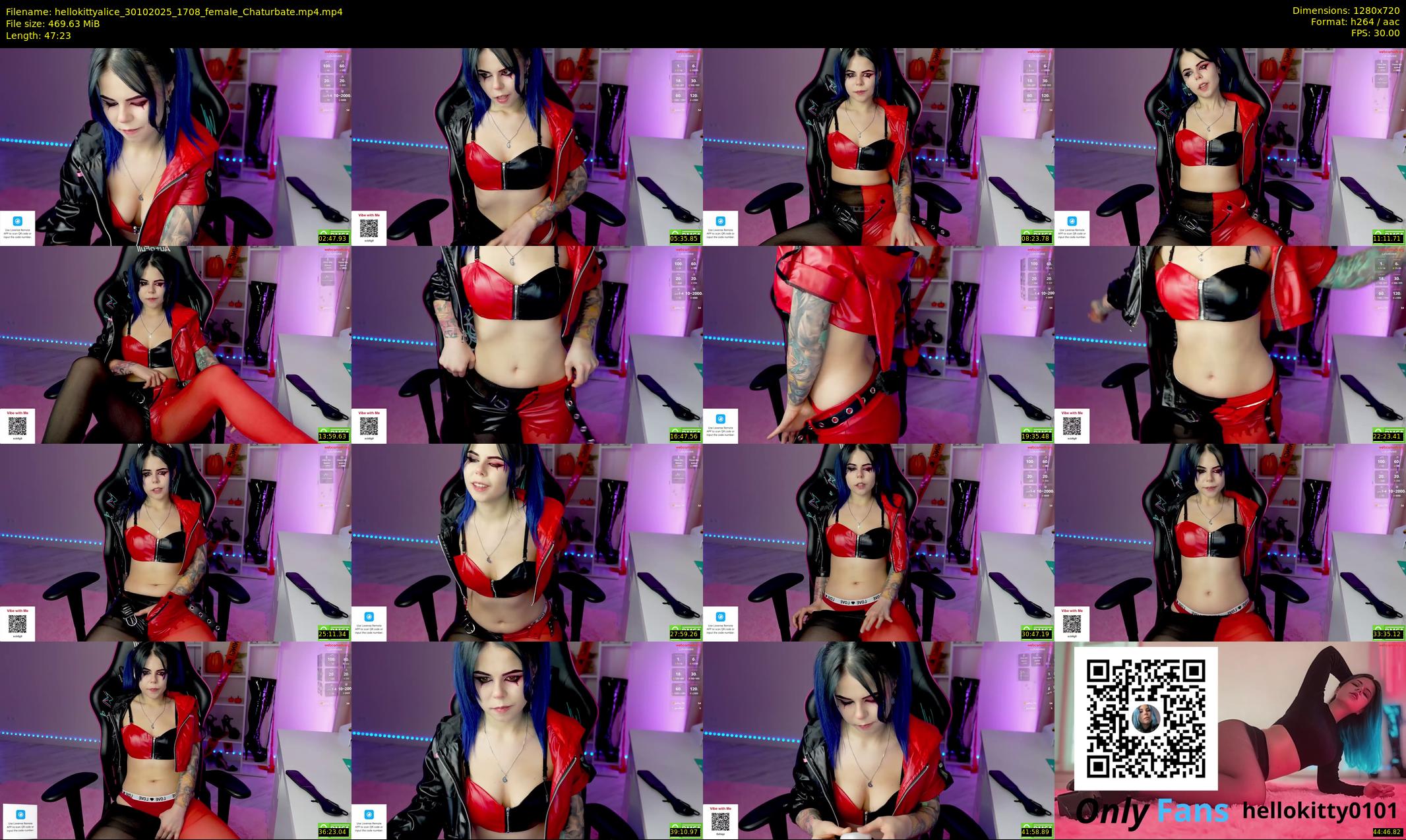 hellokittyalice — 48 minute Chaturbate female cam show recording, 720p, Oct 30, 2025