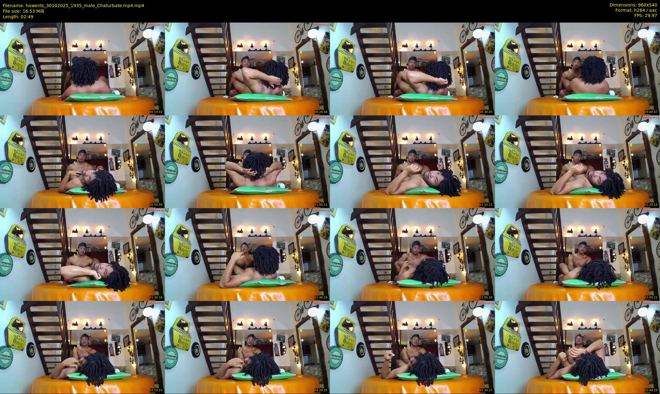 howents — 3 minute Chaturbate male cam show recording, 480p, Oct 30, 2025