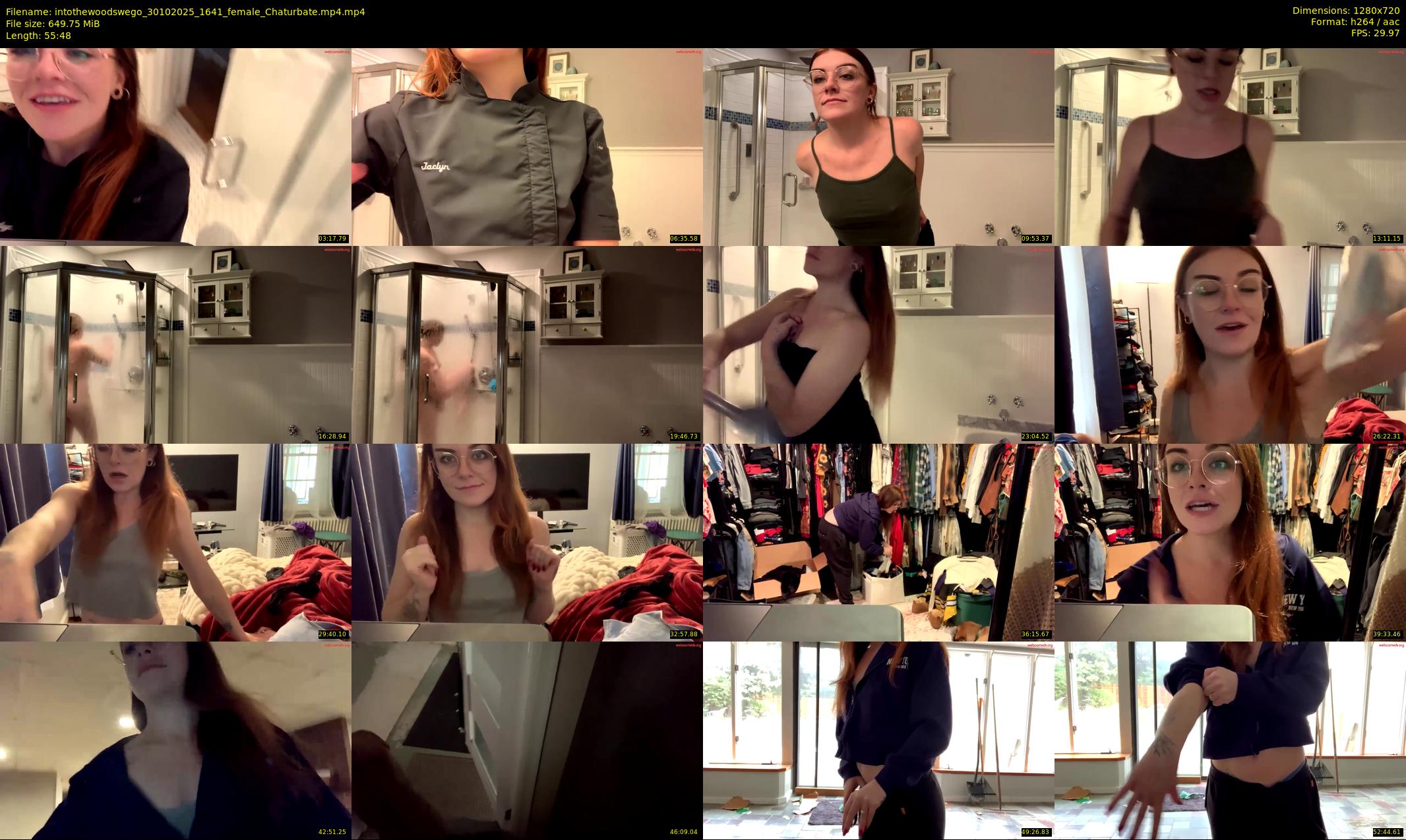 intothewoodswego — 56 minute Chaturbate female cam show recording, 720p, Oct 30, 2025