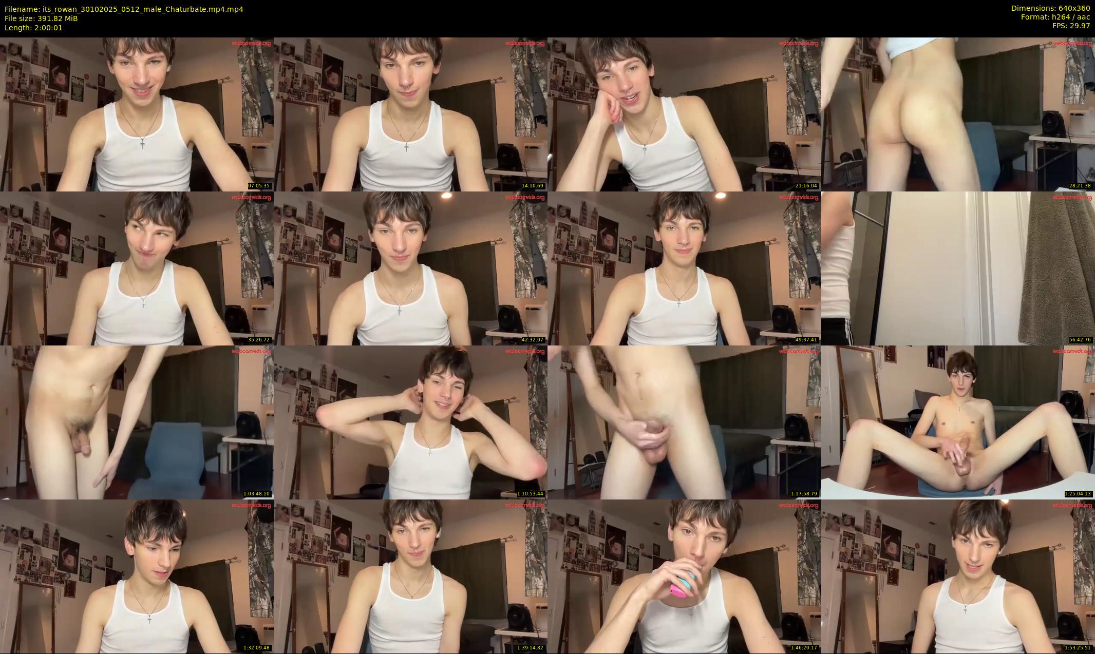 its_rowan — 121 minute Chaturbate male cam show recording, 360p, Oct 30, 2025