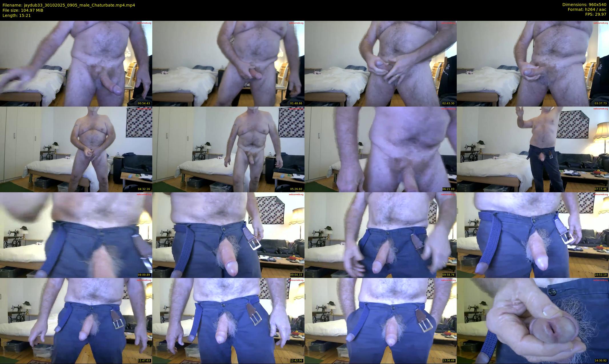 jaydub33 — 16 minute Chaturbate male cam show recording, 480p, Oct 30, 2025