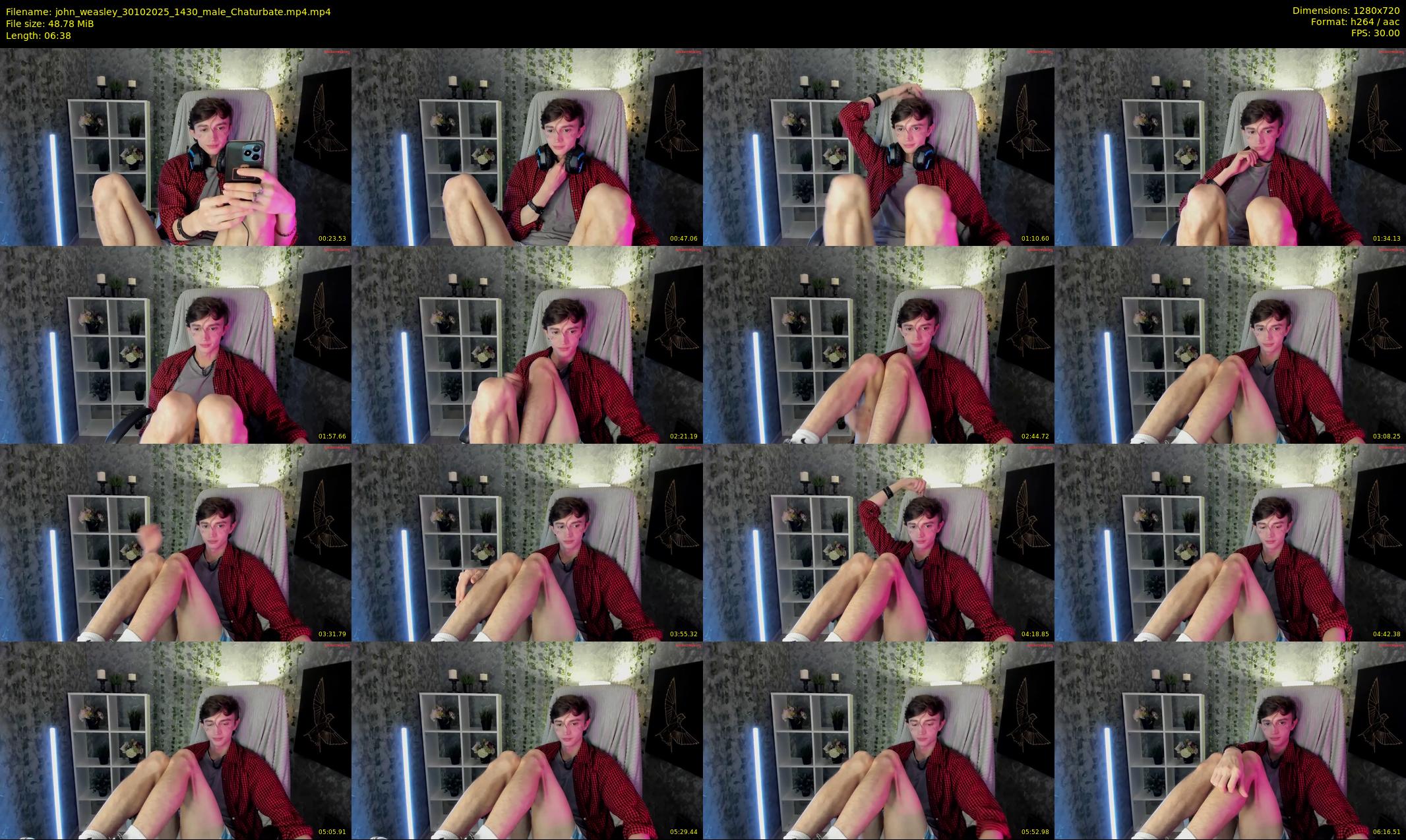 john_weasley — 7 minute Chaturbate male cam show recording, 720p, Oct 30, 2025