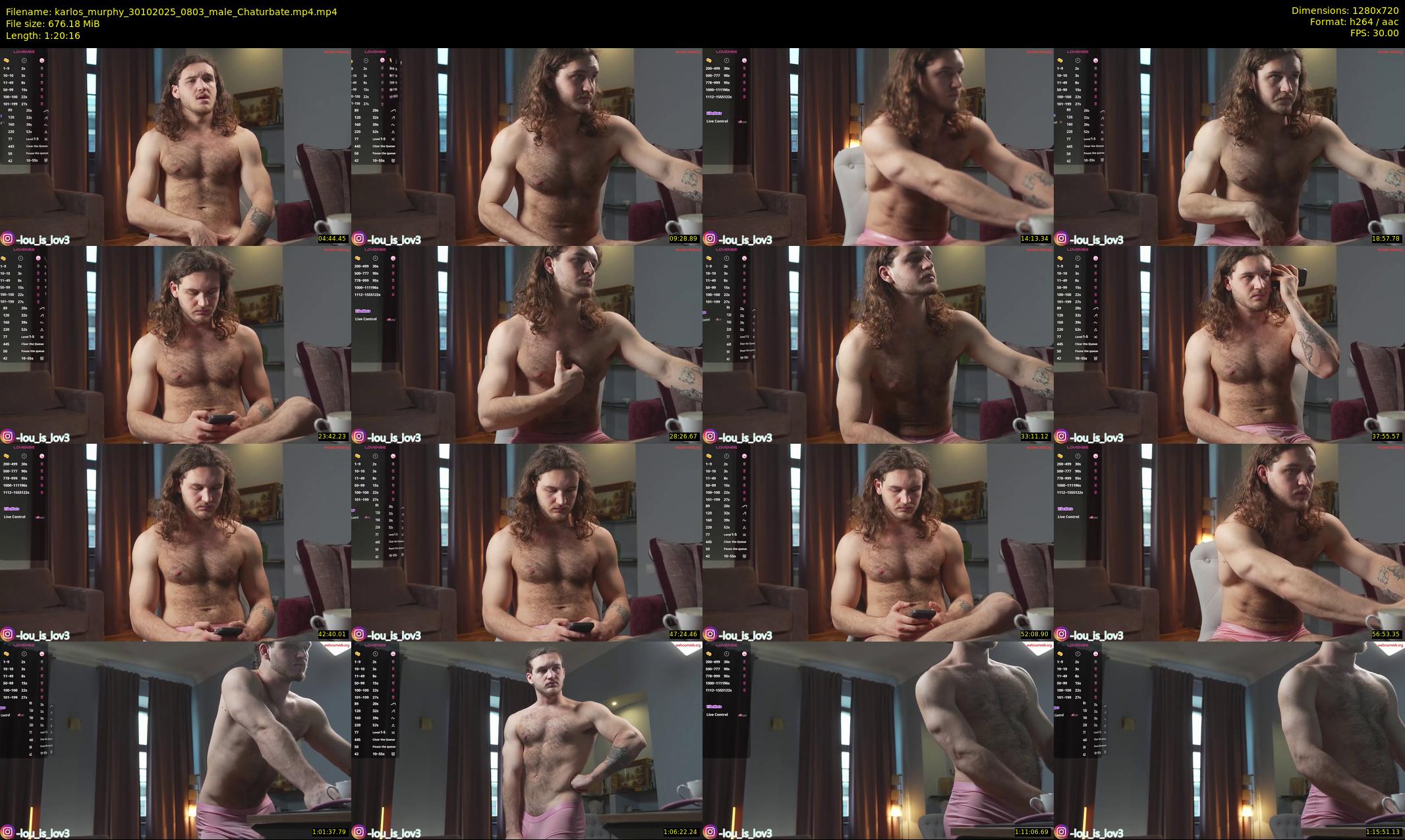 karlos_murphy — 81 minute Chaturbate male cam show recording, 720p, Oct 30, 2025