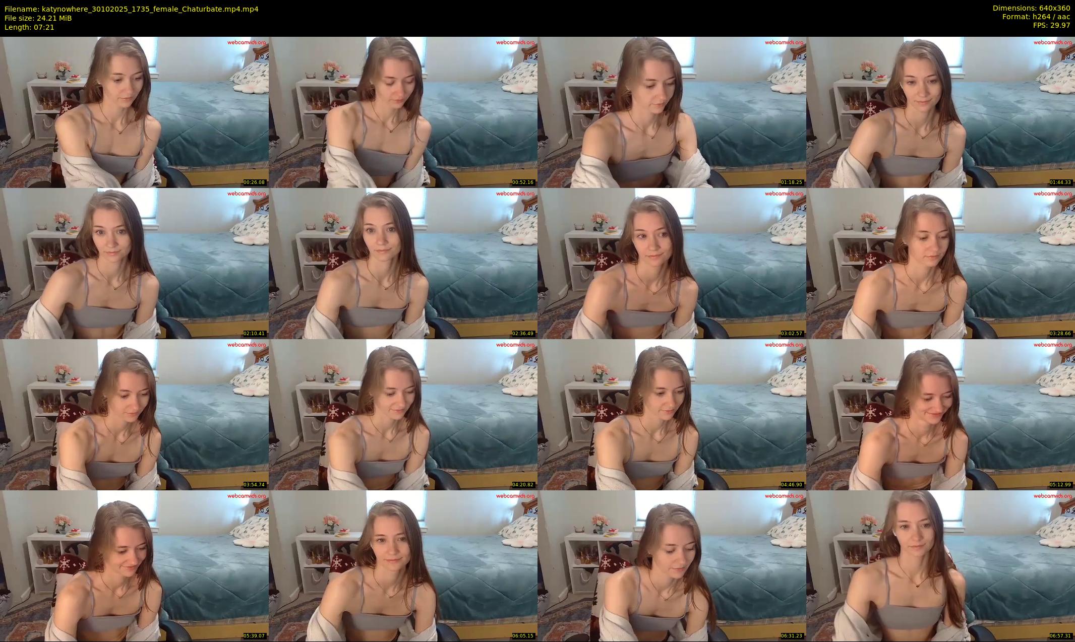 katynowhere — 8 minute Chaturbate female cam show recording, 360p, Oct 30, 2025