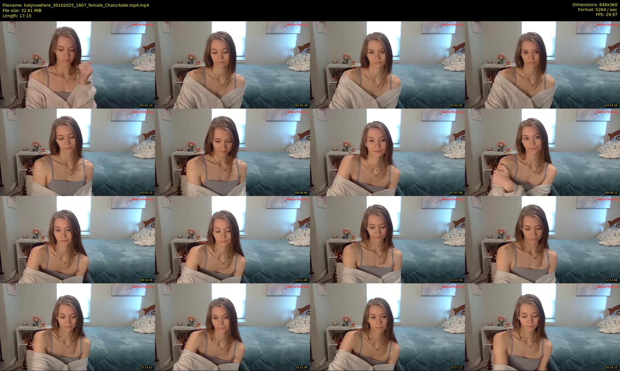 katynowhere — 18 minute Chaturbate female cam show recording, 360p, Oct 30, 2025