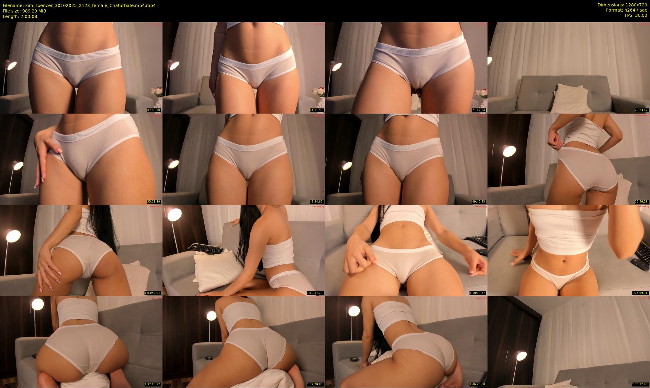 kim_spencer — 121 minute Chaturbate female cam show recording, 720p, Oct 30, 2025