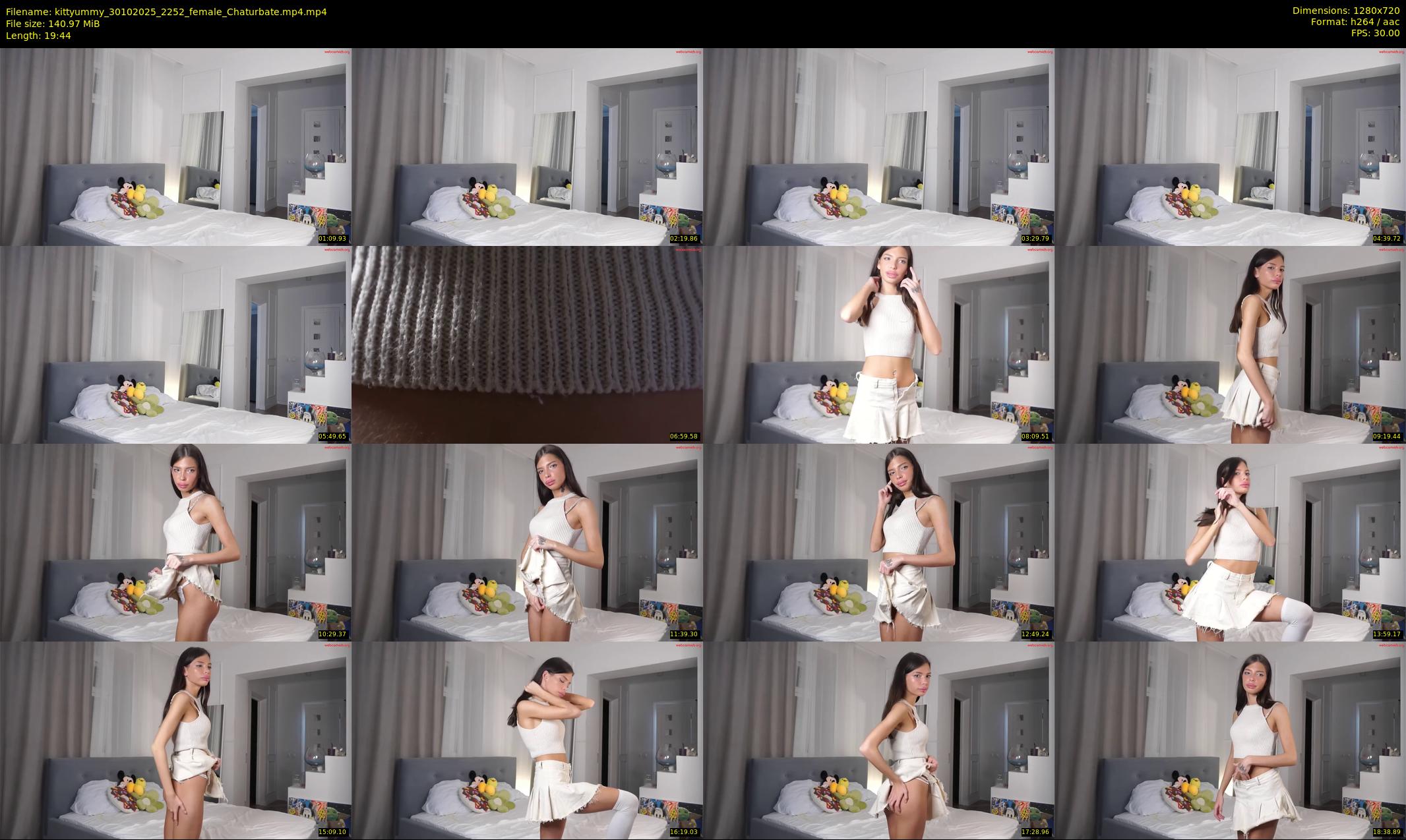 kittyummy — 20 minute Chaturbate female cam show recording, 720p, Oct 30, 2025