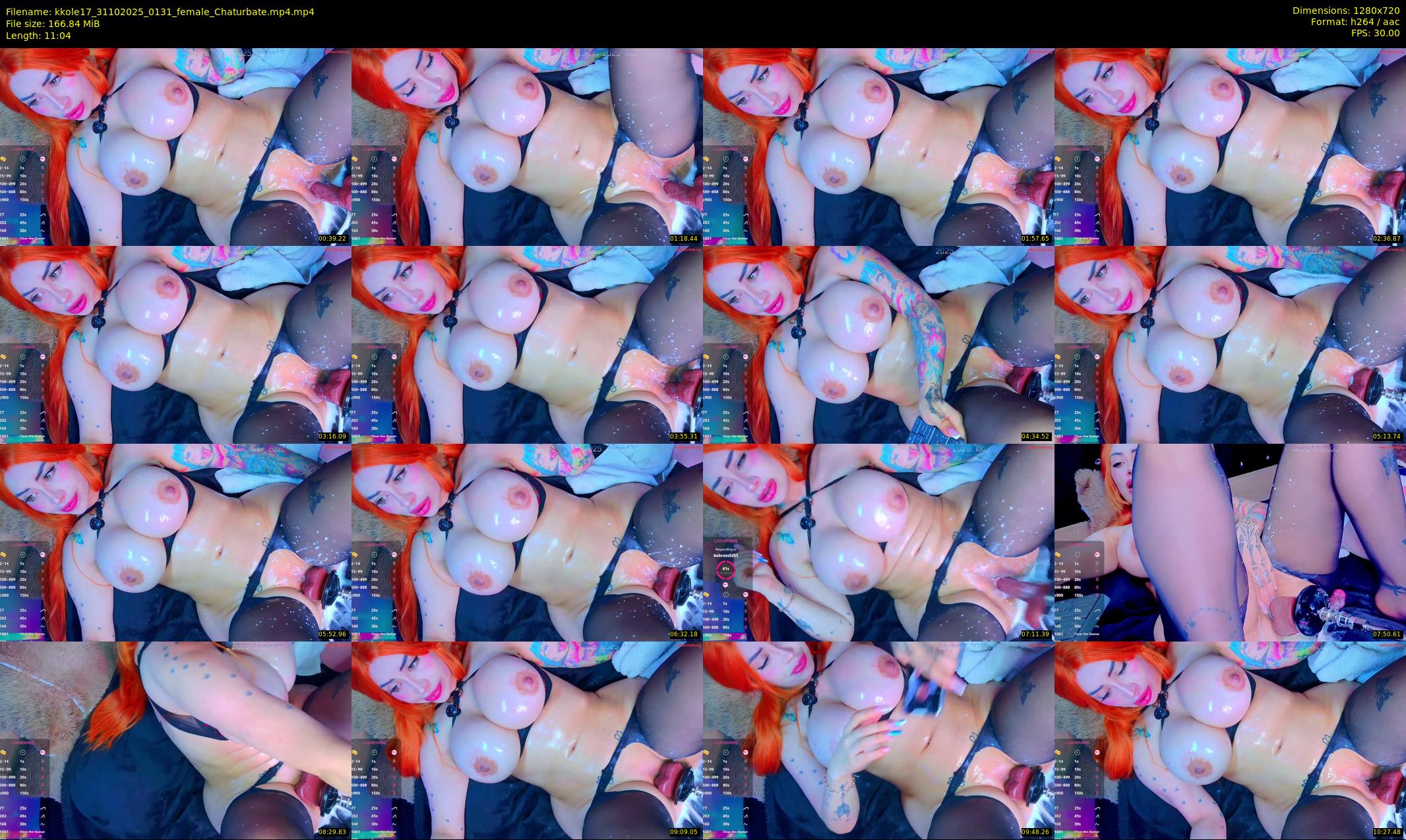 kkole17 — 12 minute Chaturbate female cam show recording, 720p, Oct 31, 2025