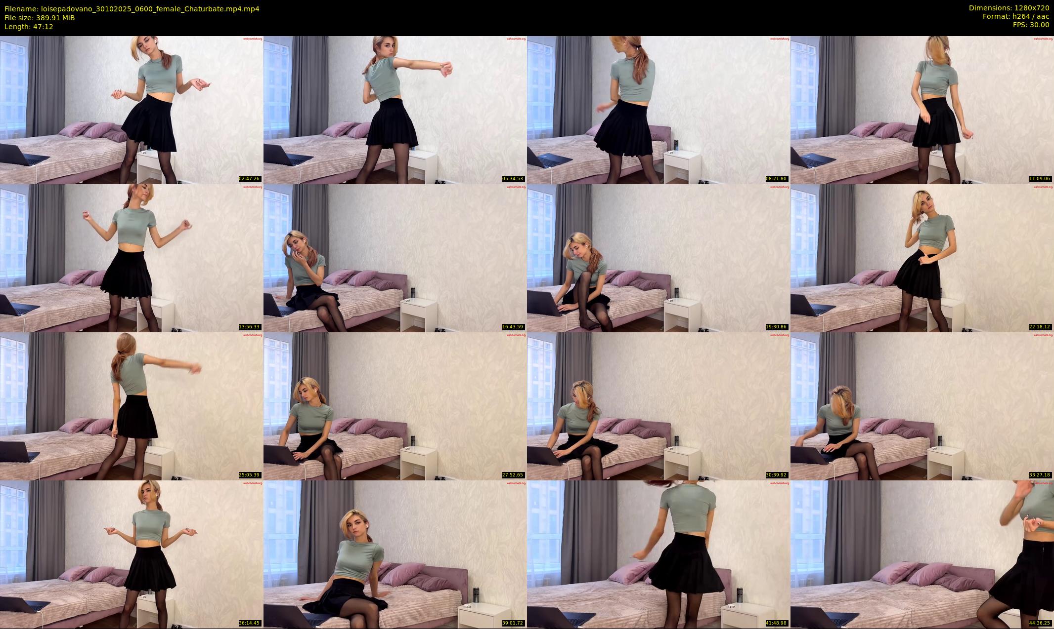 loisepadovano — 48 minute Chaturbate female cam show recording, 720p, Oct 30, 2025