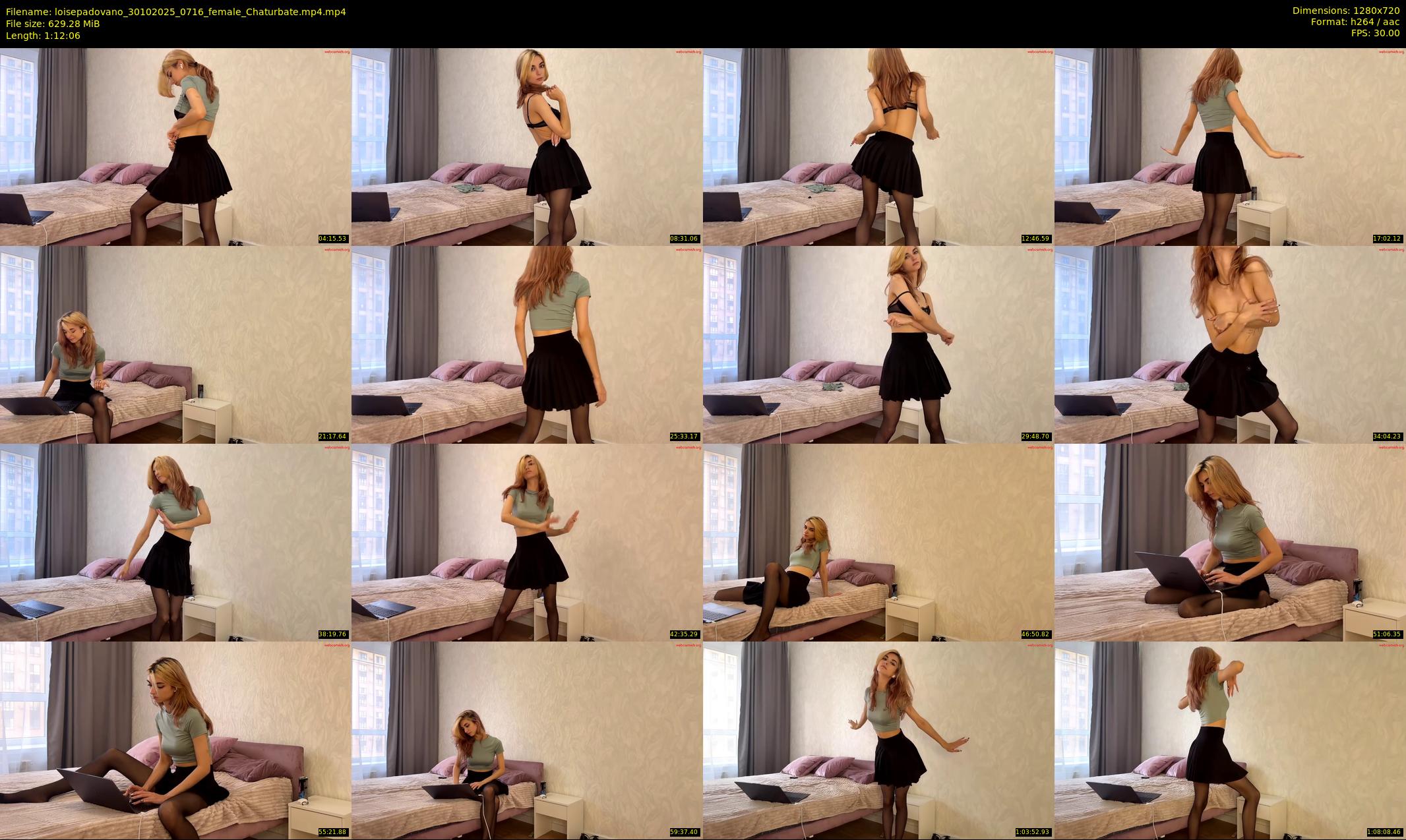 loisepadovano — 73 minute Chaturbate female cam show recording, 720p, Oct 30, 2025