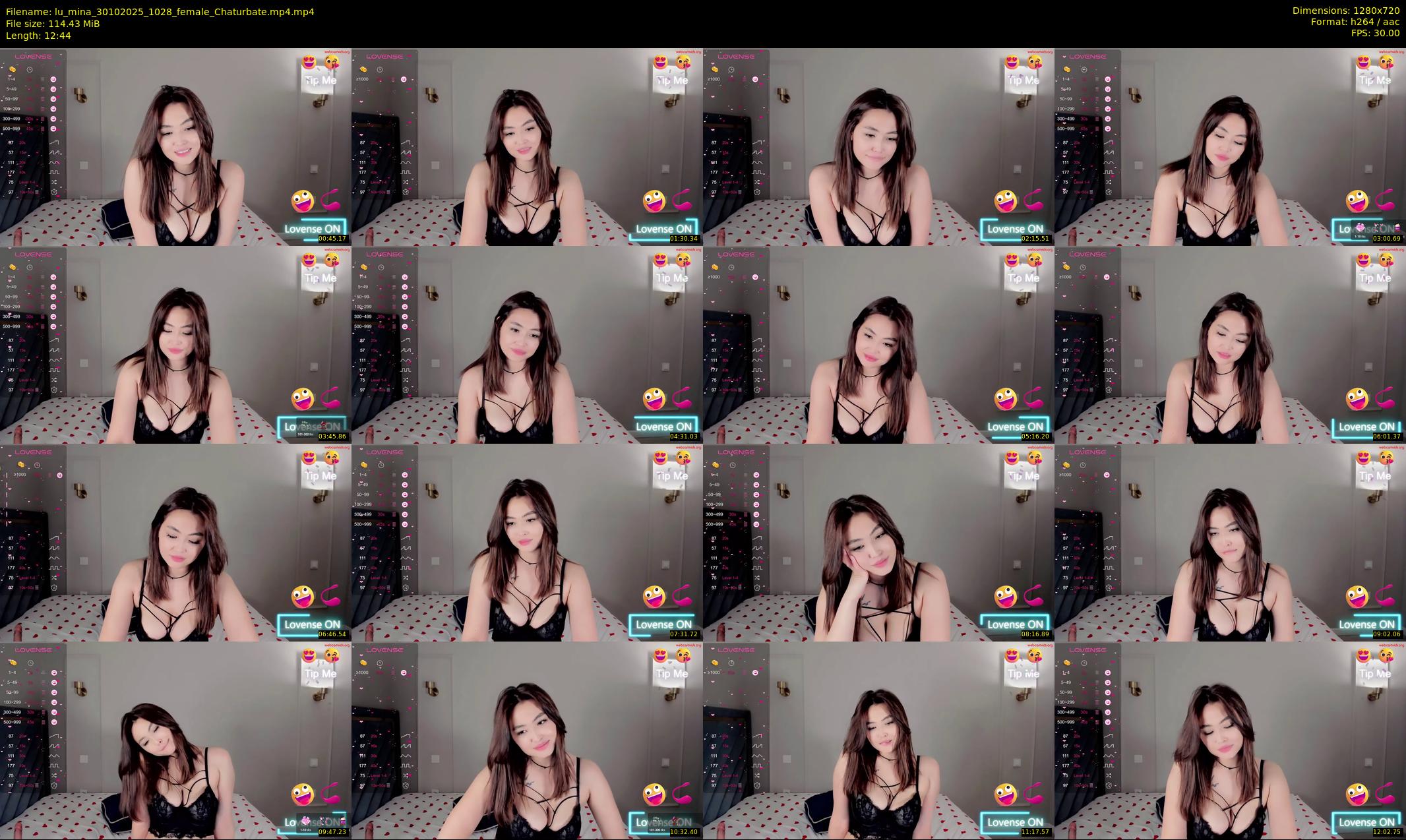 lu_mina — 13 minute Chaturbate female cam show recording, 720p, Oct 30, 2025