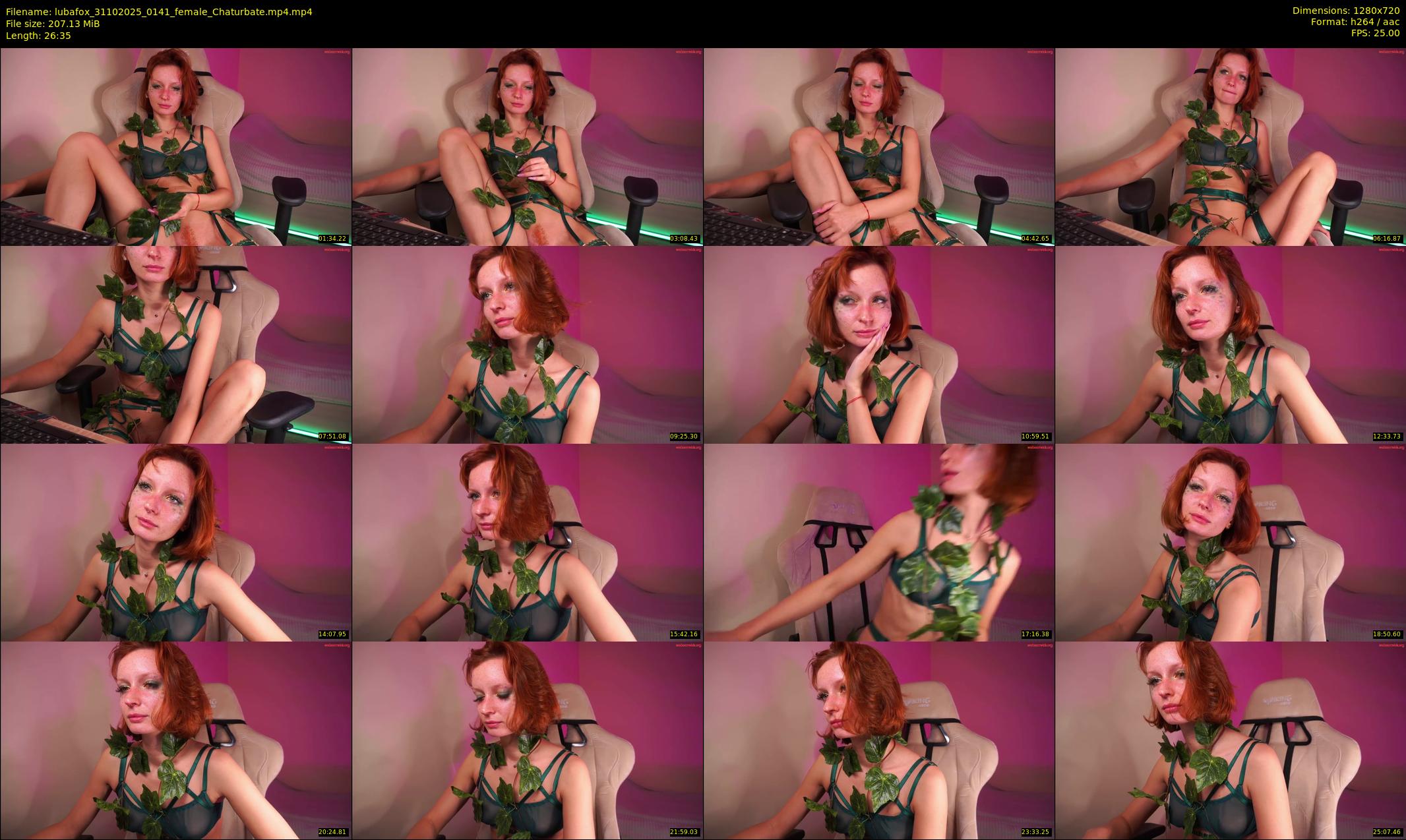 lubafox — 27 minute Chaturbate female cam show recording, 720p, Oct 31, 2025