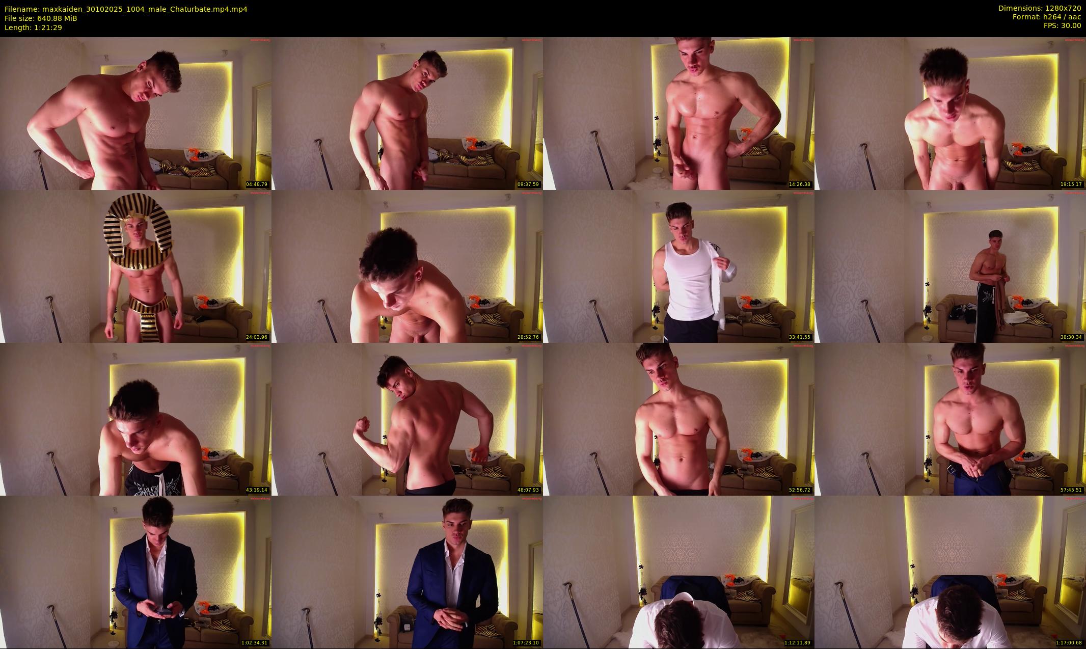 maxkaiden — 82 minute Chaturbate male cam show recording, 720p, Oct 30, 2025
