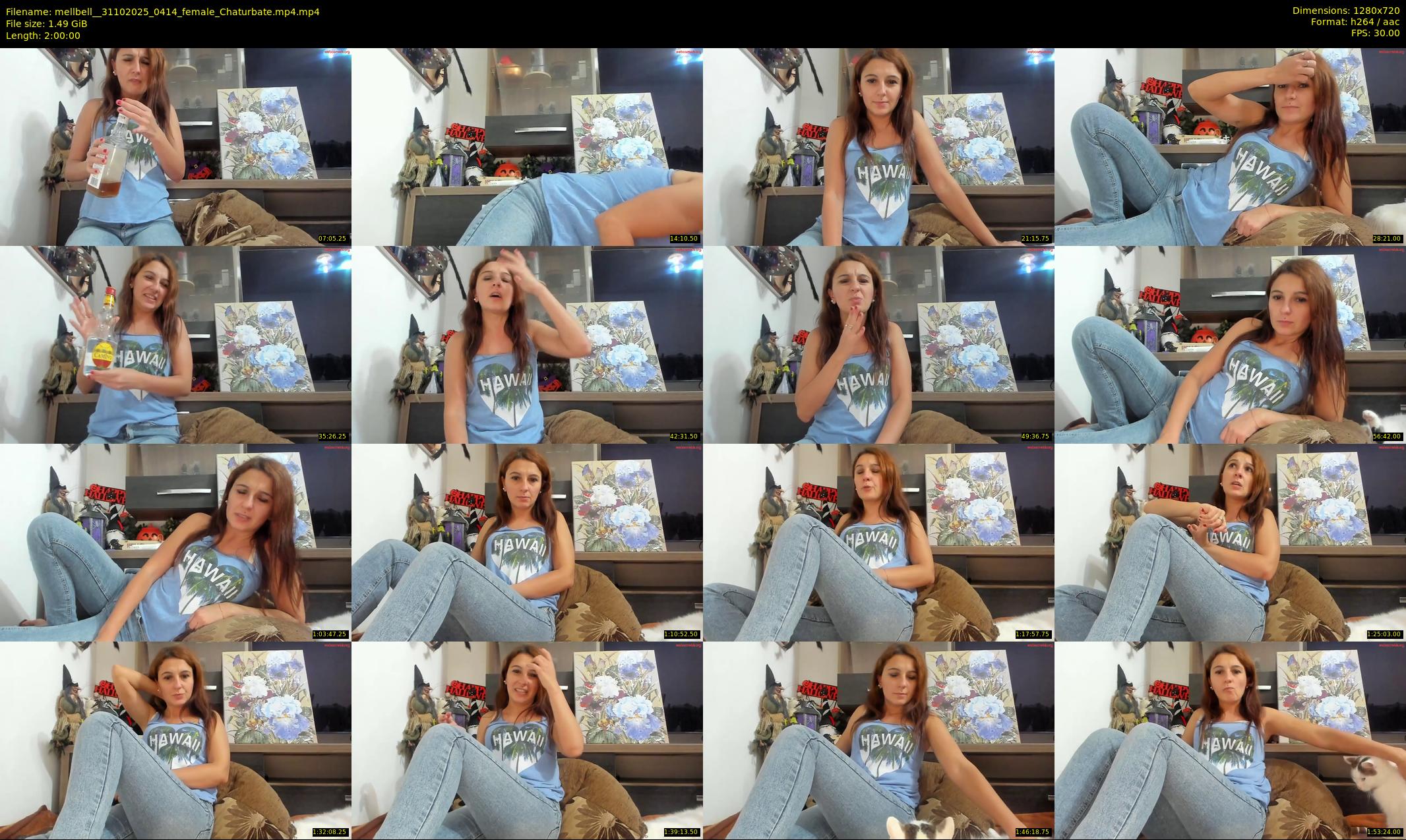 mellbell_ — 120 minute Chaturbate female cam show recording, 720p, Oct 31, 2025