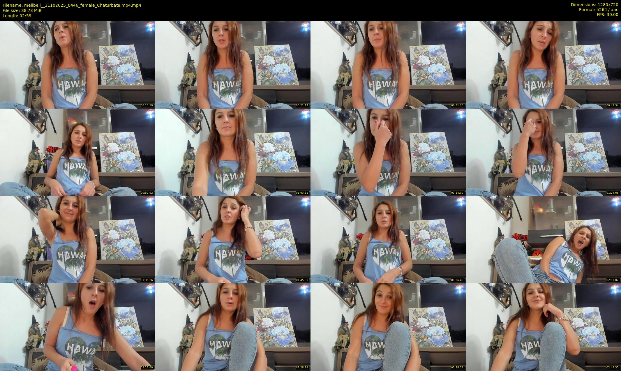 mellbell_ — 3 minute Chaturbate female cam show recording, 720p, Oct 31, 2025