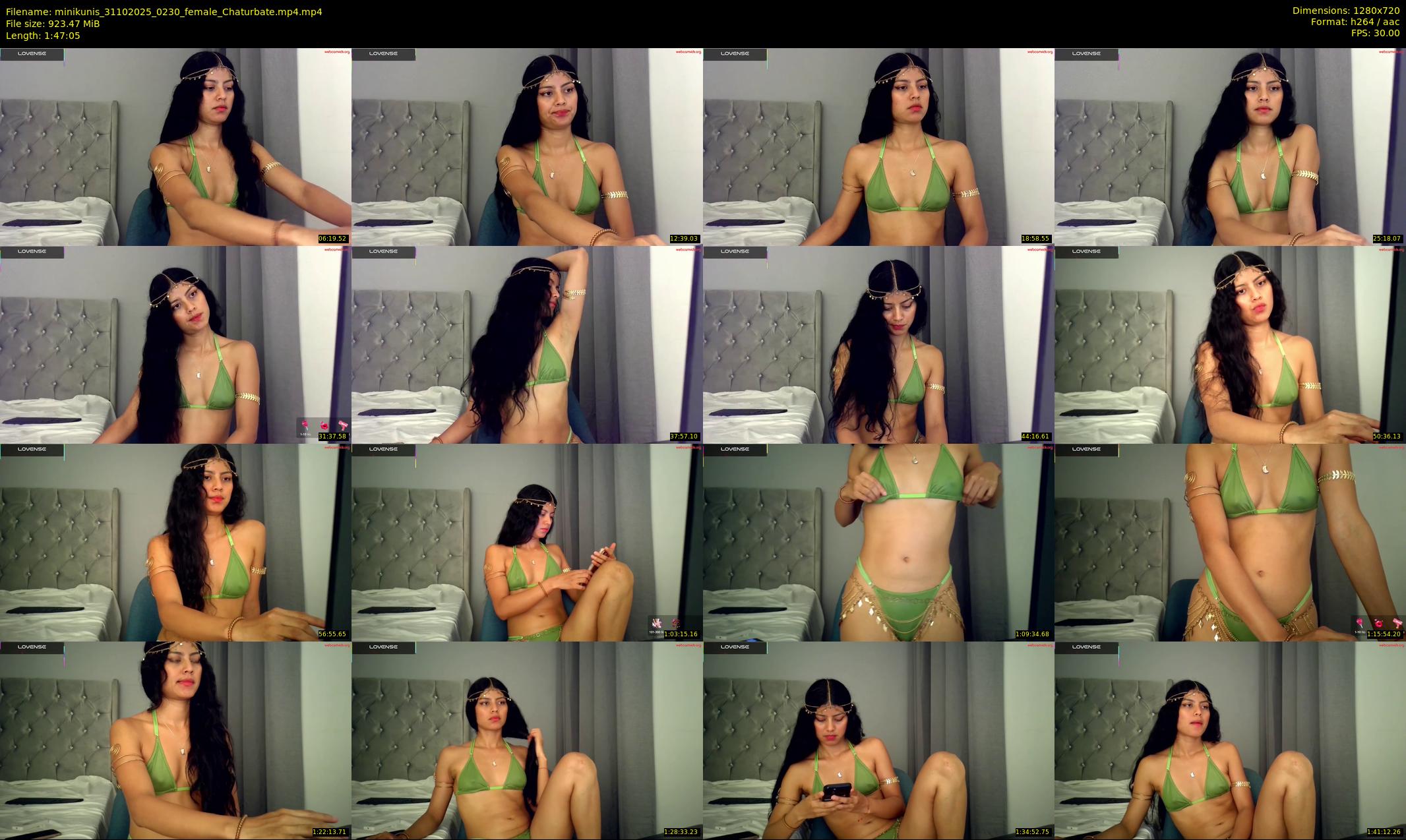 minikunis — 108 minute Chaturbate couple cam show recording, 720p, Oct 31, 2025