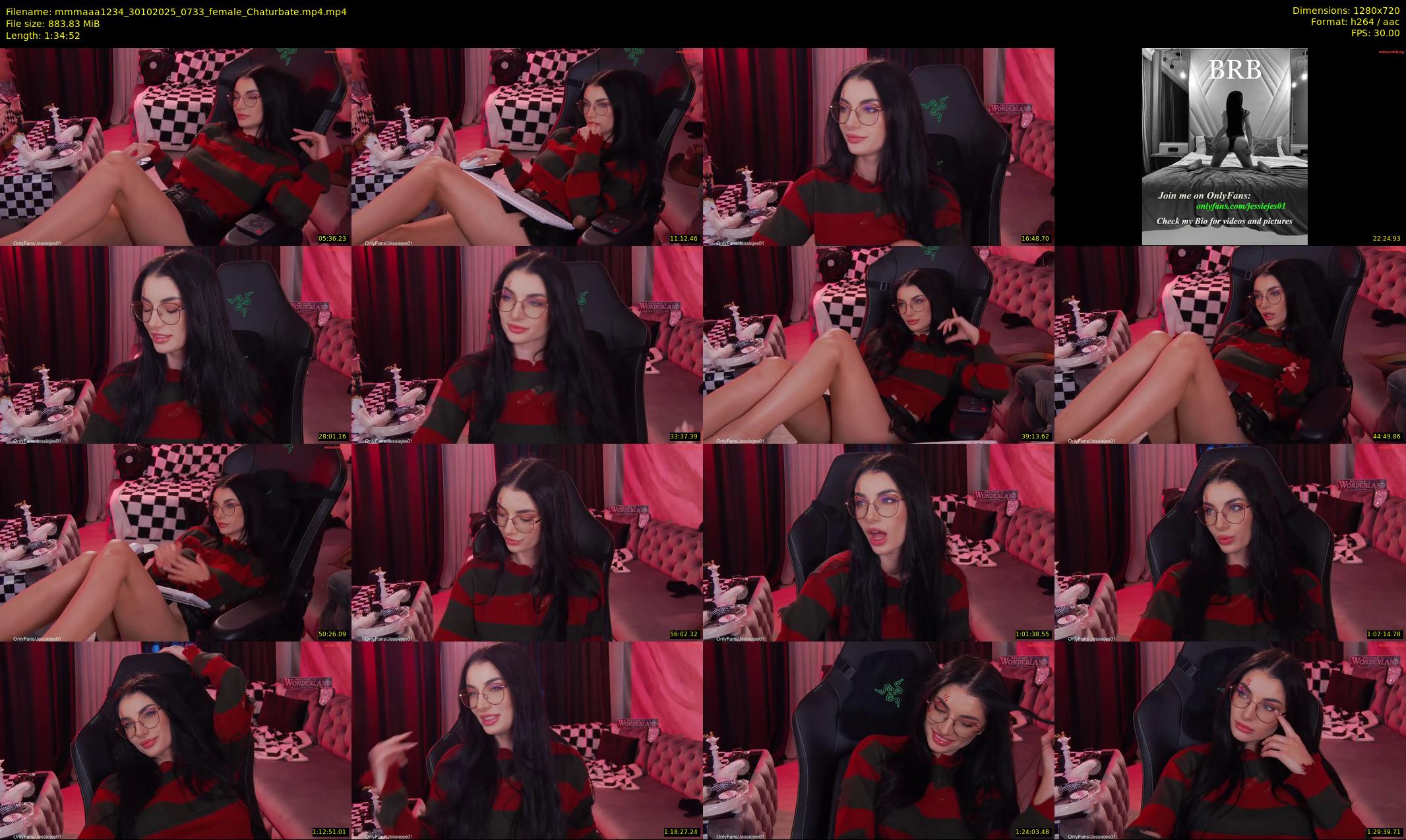 mmmaaa1234 — 95 minute Chaturbate female cam show recording, 720p, Oct 30, 2025