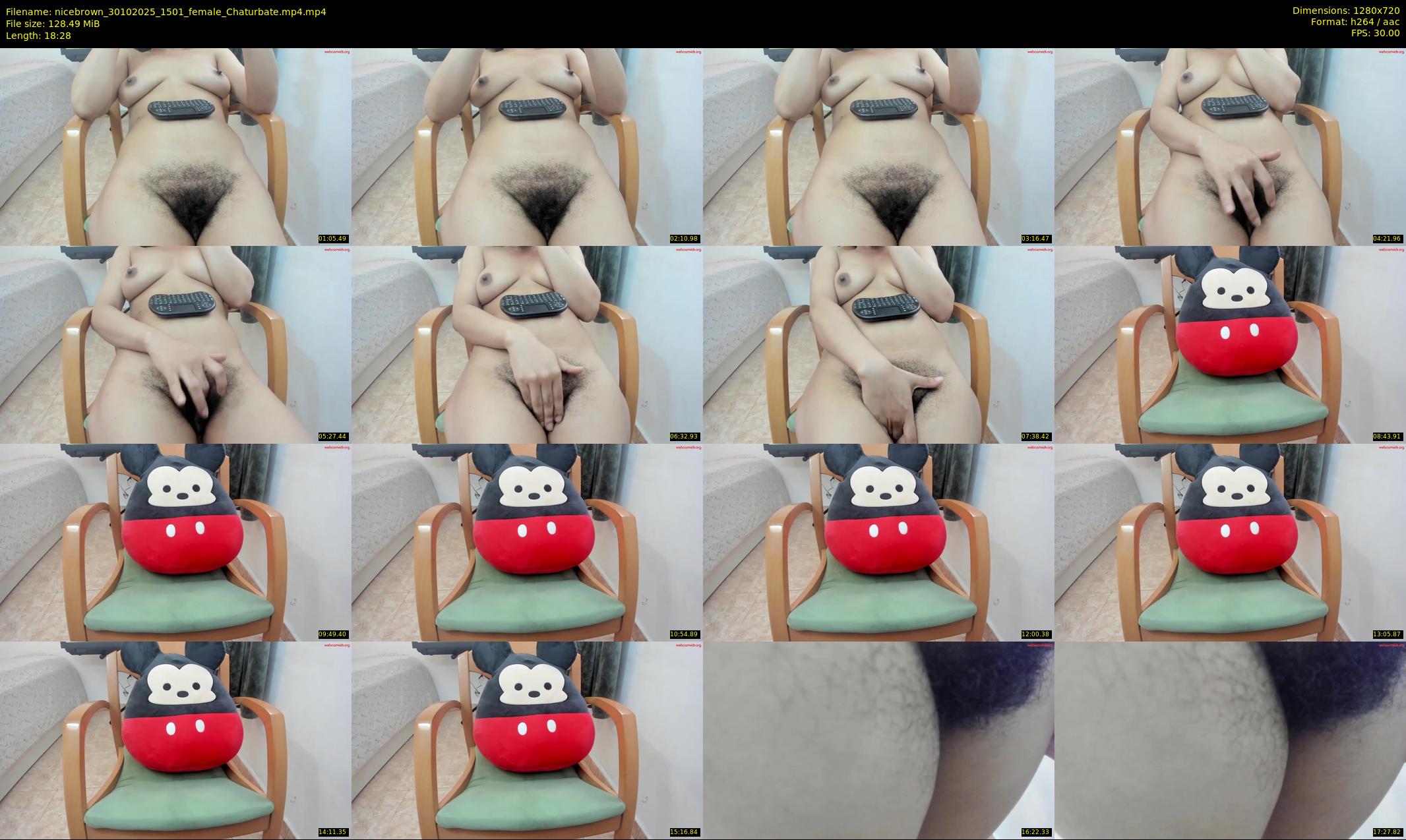 nicebrown — 19 minute Chaturbate female cam show recording, 720p, Oct 30, 2025