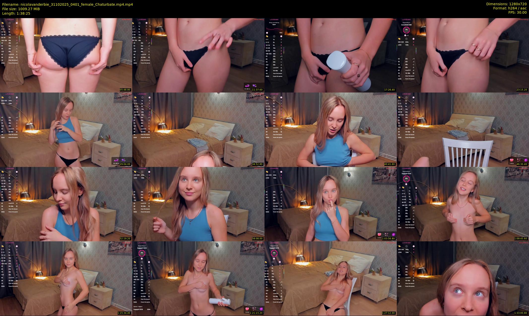 nicolavanderbie — 99 minute Chaturbate female cam show recording, 720p, Oct 31, 2025