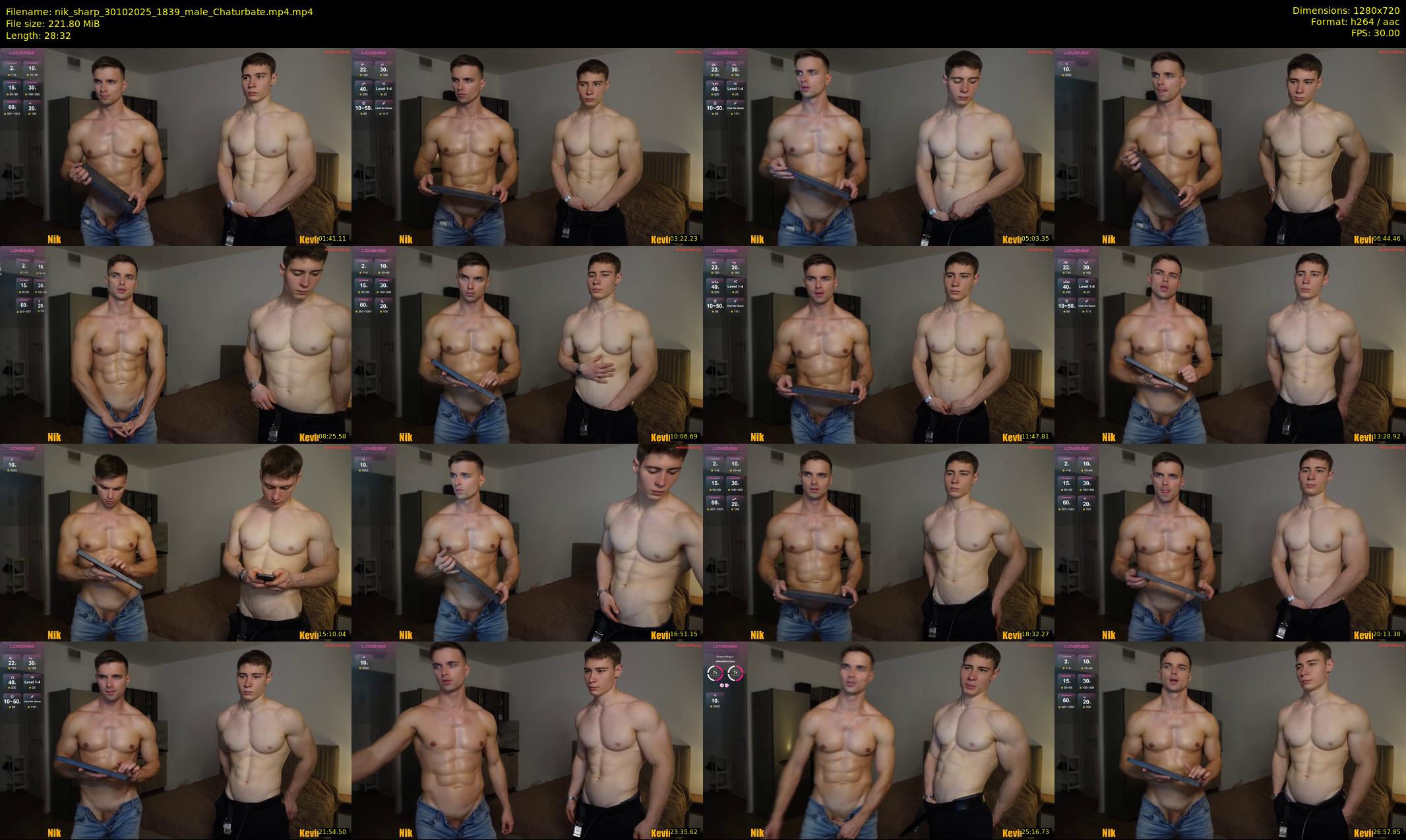 nik_sharp — 29 minute Chaturbate male cam show recording, 720p, Oct 30, 2025