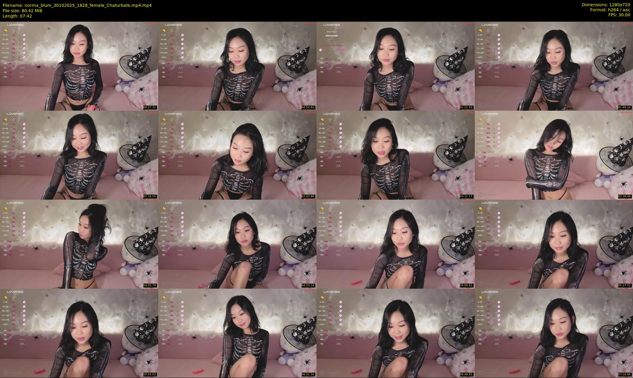 norma_blum — 8 minute Chaturbate female cam show recording, 720p, Oct 30, 2025