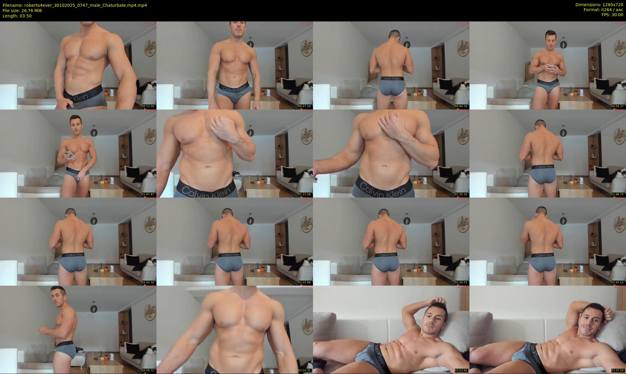 roberto4ever — 4 minute Chaturbate male cam show recording, 720p, Oct 30, 2025