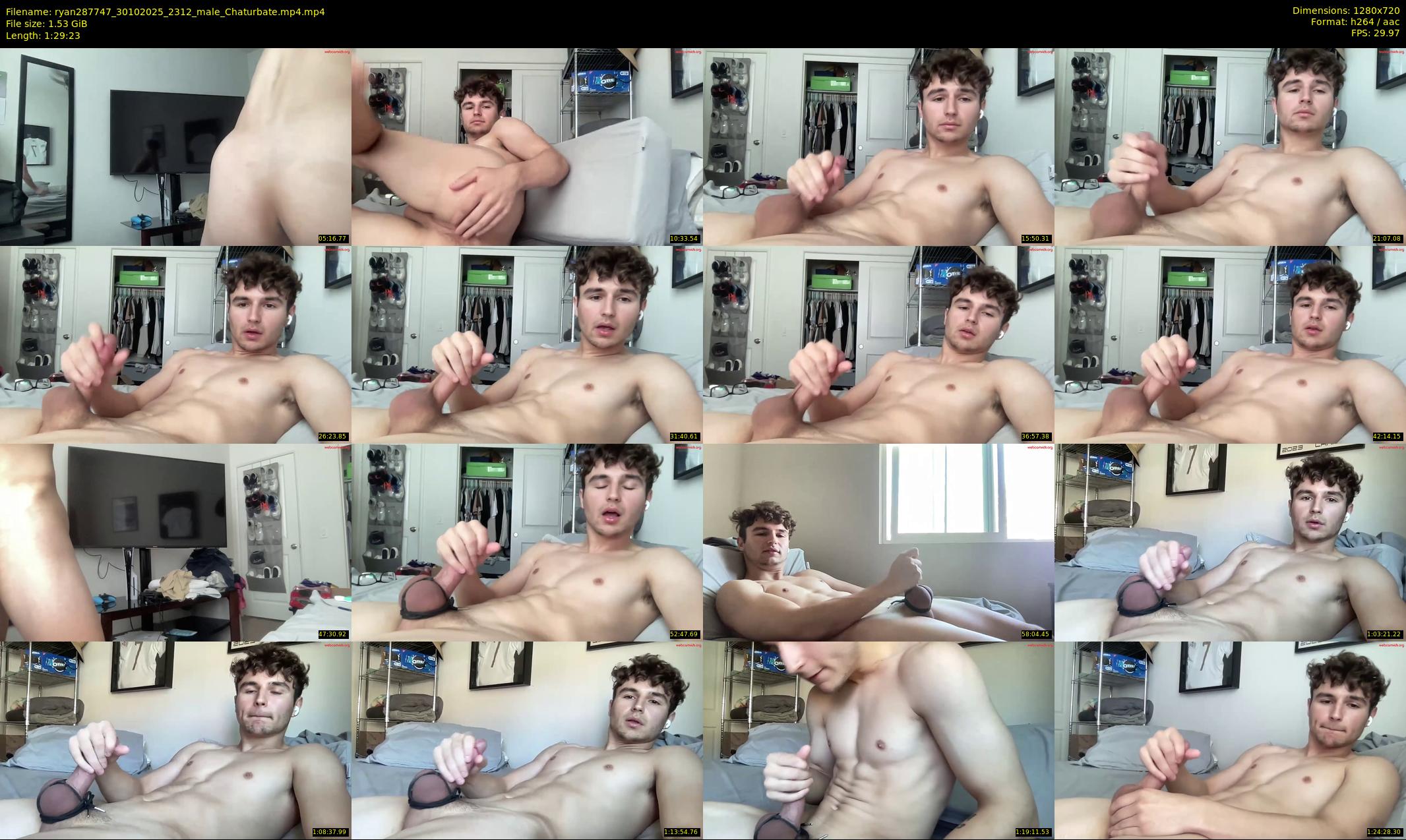 ryan287747 — 90 minute Chaturbate male cam show recording, 720p, Oct 30, 2025