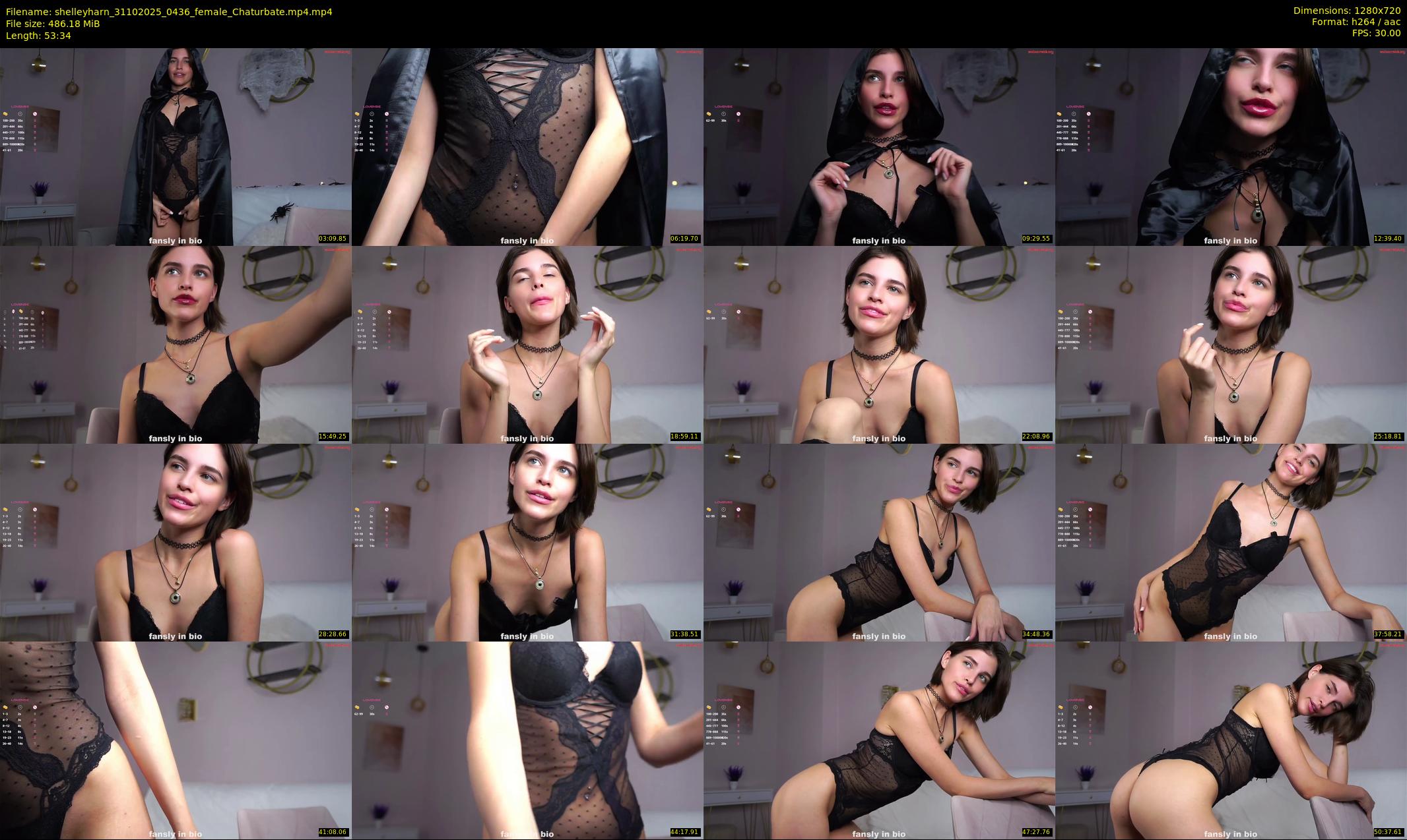 shelleyharn — 54 minute Chaturbate female cam show recording, 720p, Oct 31, 2025