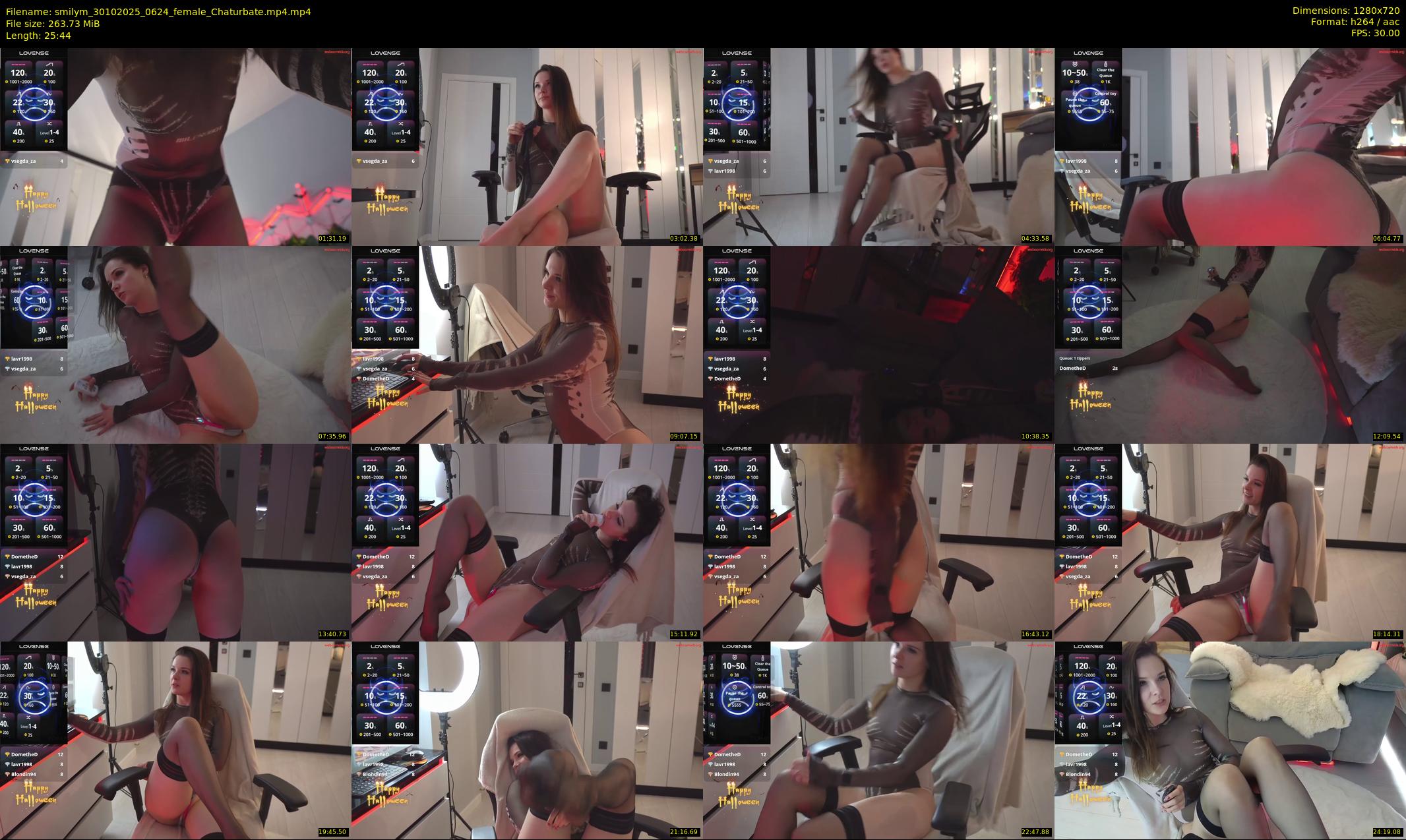 smilym — 26 minute Chaturbate female cam show recording, 720p, Oct 30, 2025