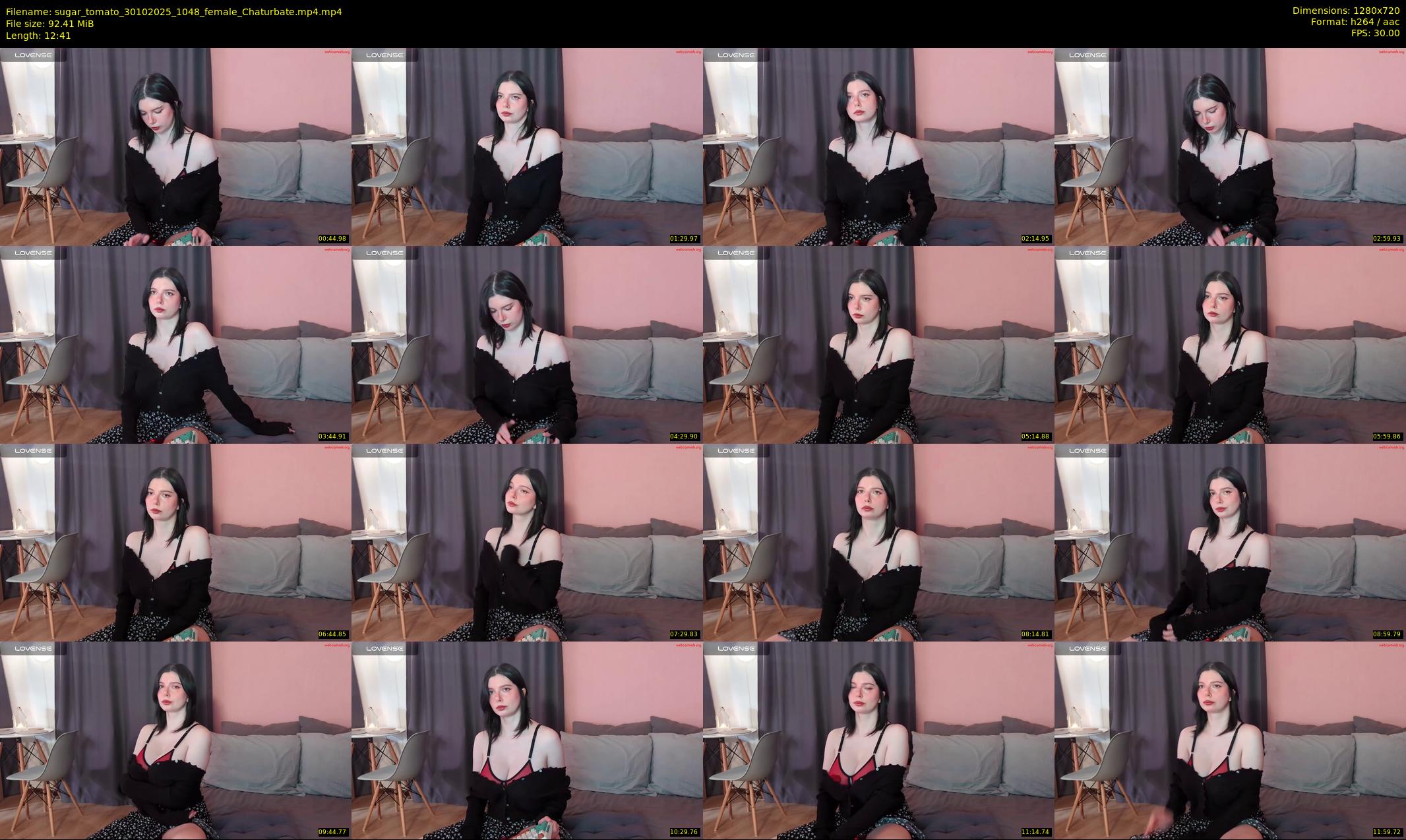 sugar_tomato — 13 minute Chaturbate female cam show recording, 720p, Oct 30, 2025