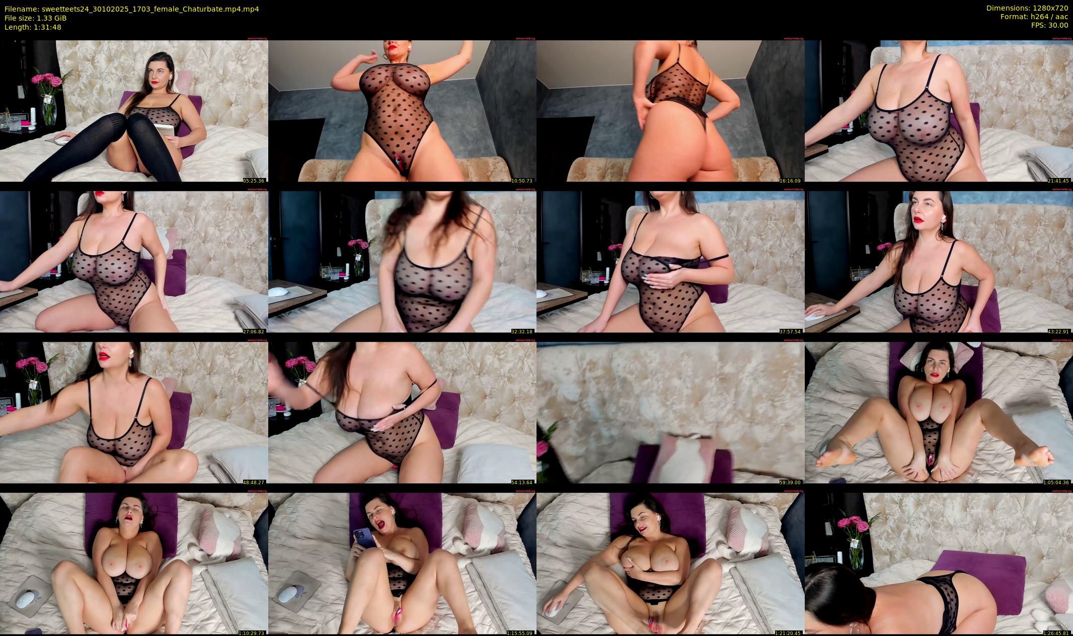 sweetteets24 — 92 minute Chaturbate female cam show recording, 720p, Oct 30, 2025